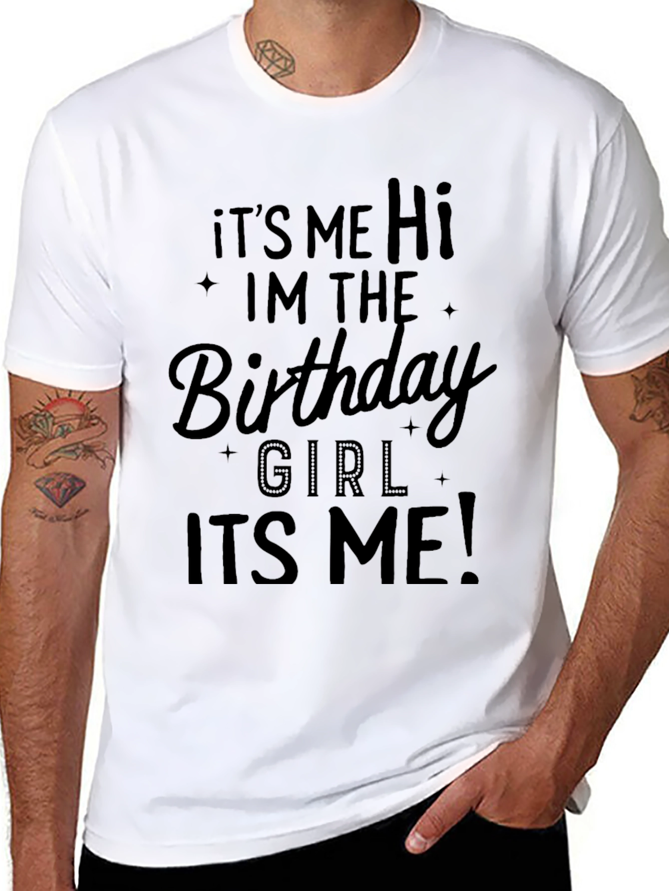 Birthday Girl Tee - Its Me Hi! Celebration T-Shirt