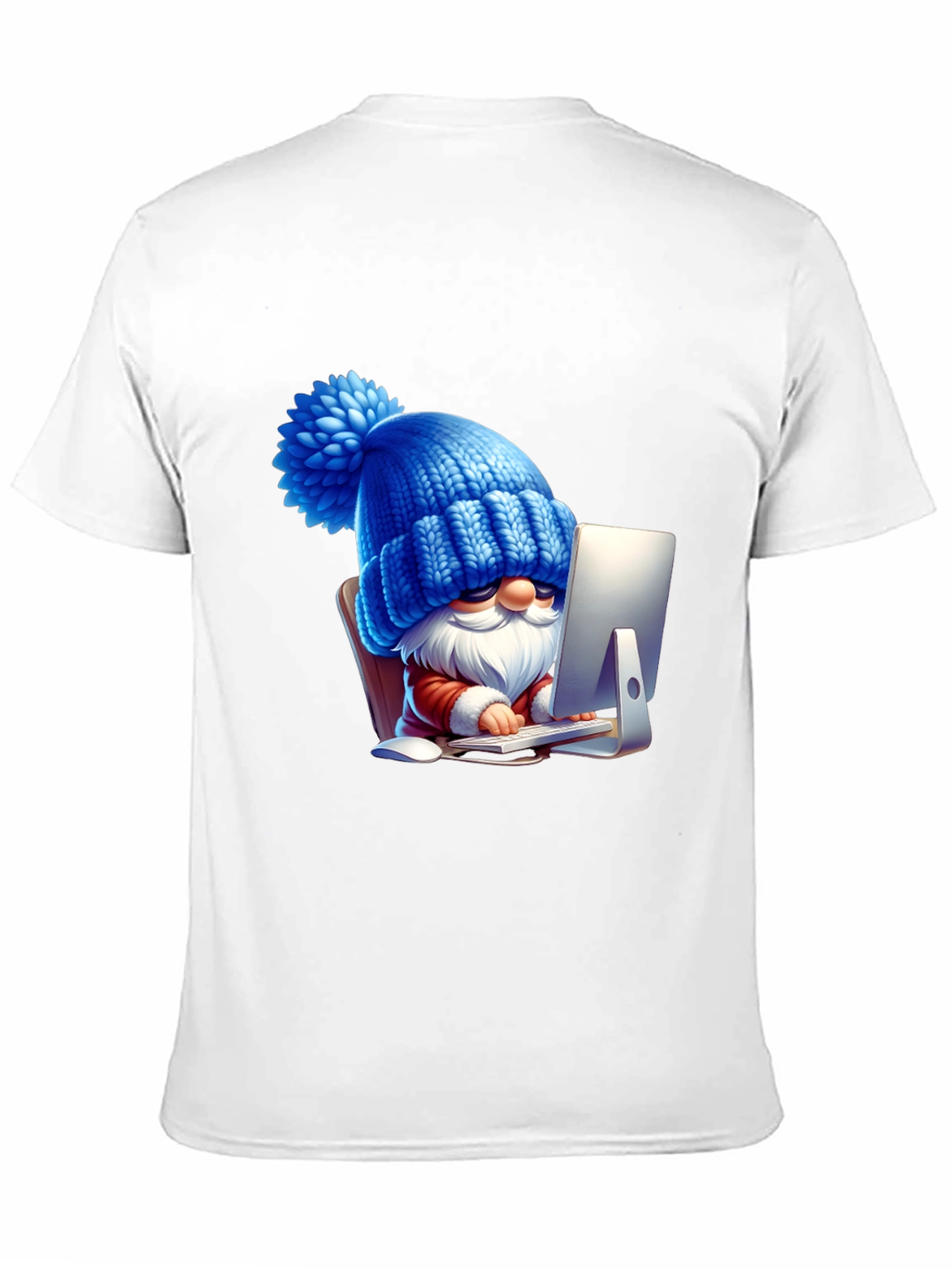 Funny Gnome Black T-Shirt