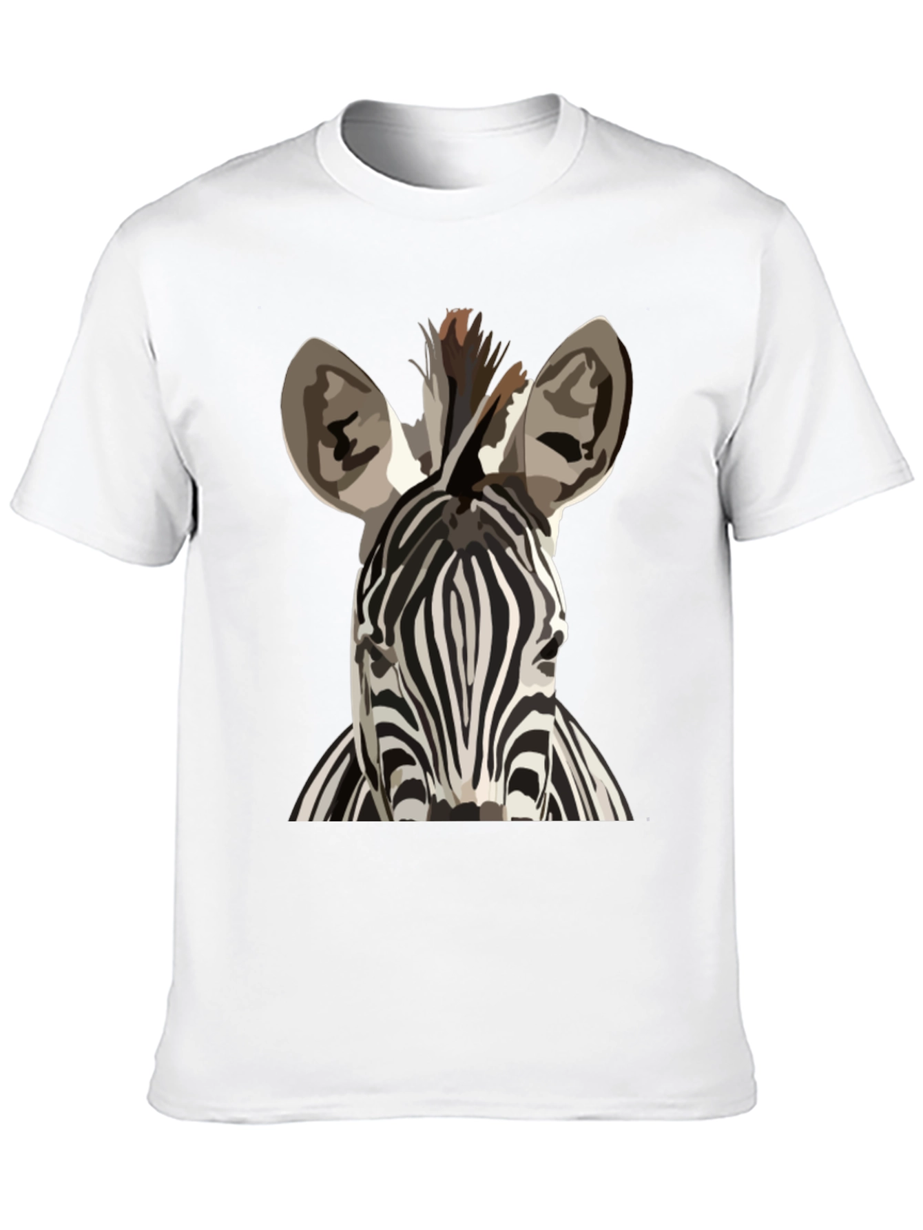 Zebra Graphic Tee - Bold Animal Print T-Shirt