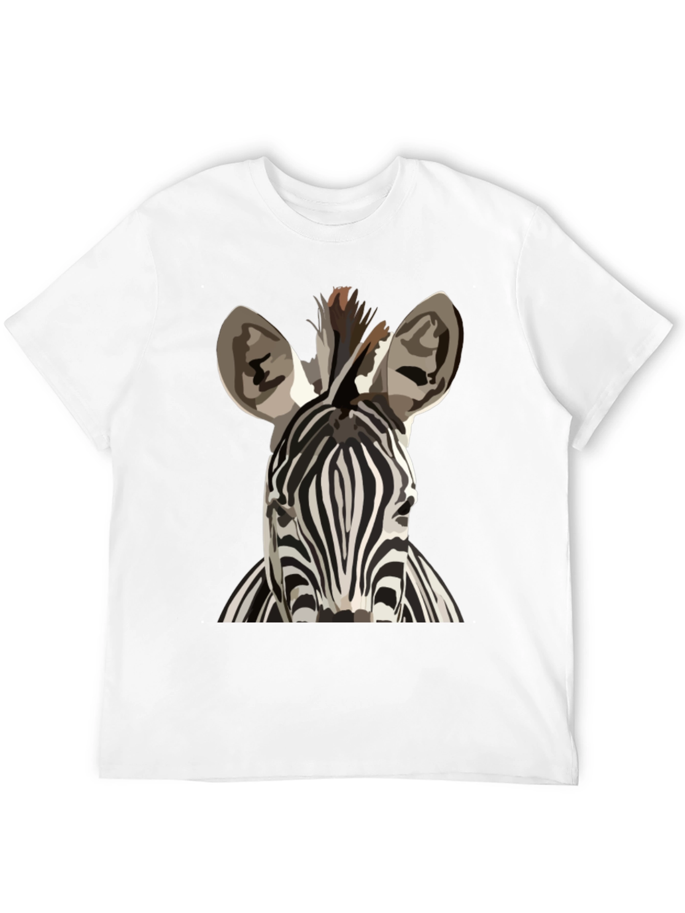 Zebra Graphic Tee - Bold Animal Print T-Shirt