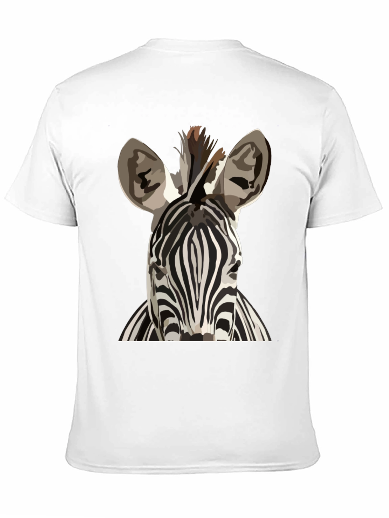 Zebra Graphic Tee - Bold Animal Print T-Shirt
