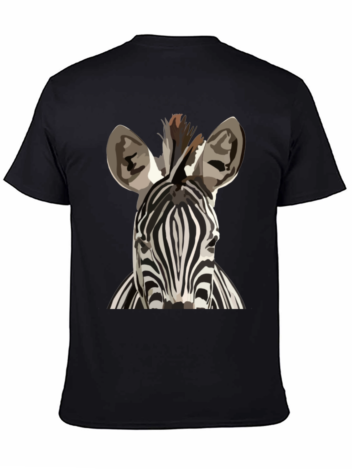 Zebra Graphic Tee - Bold Animal Print T-Shirt