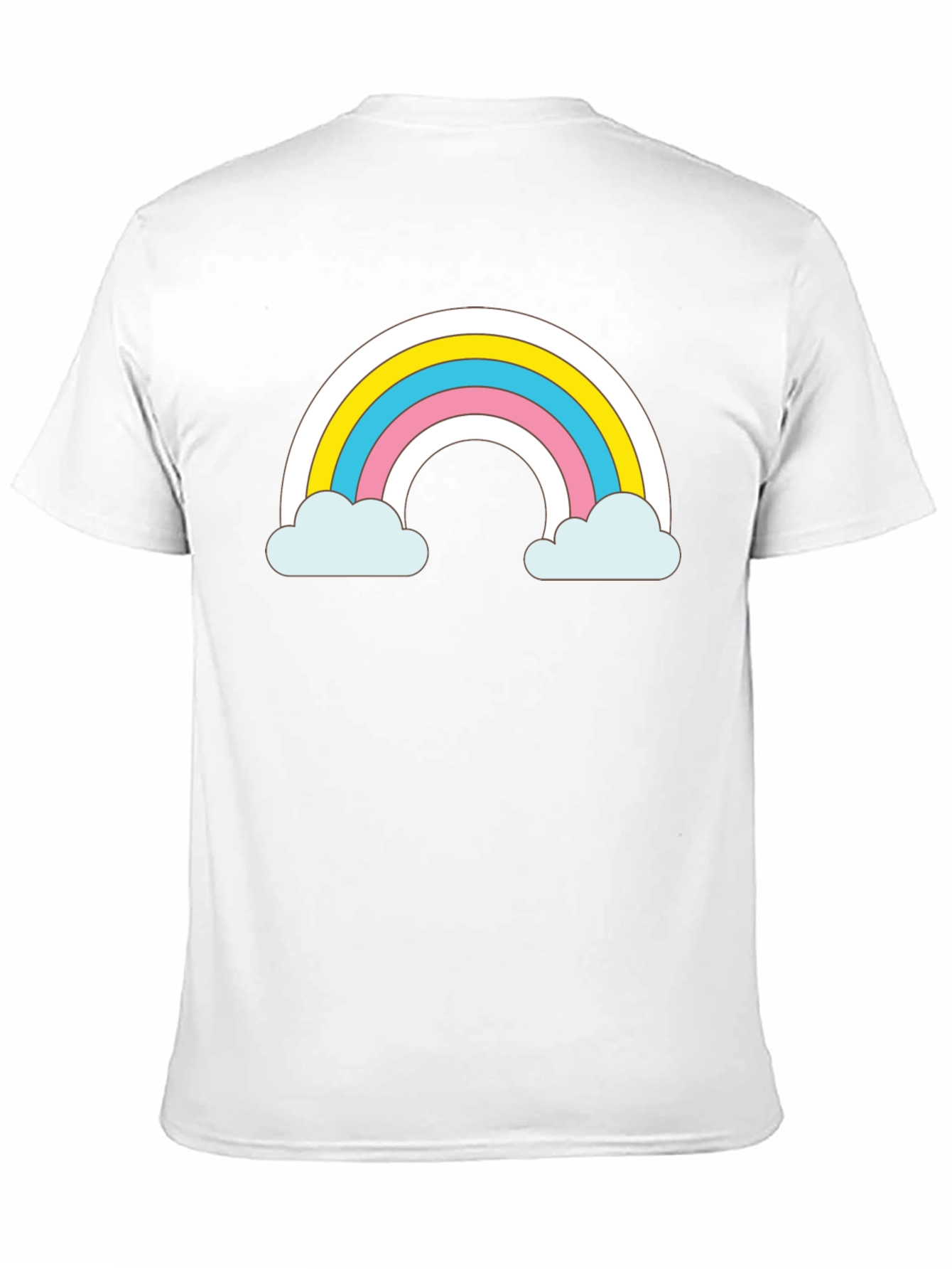 Rainbow Cloud T-Shirt - Cute and Trendy Black Tee
