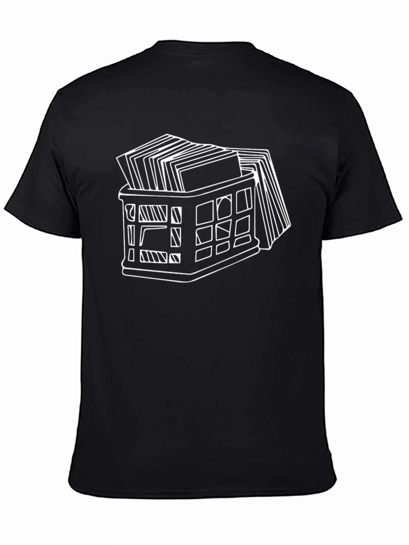 Vinyl Crate Graphic Tee - Music Lover Style