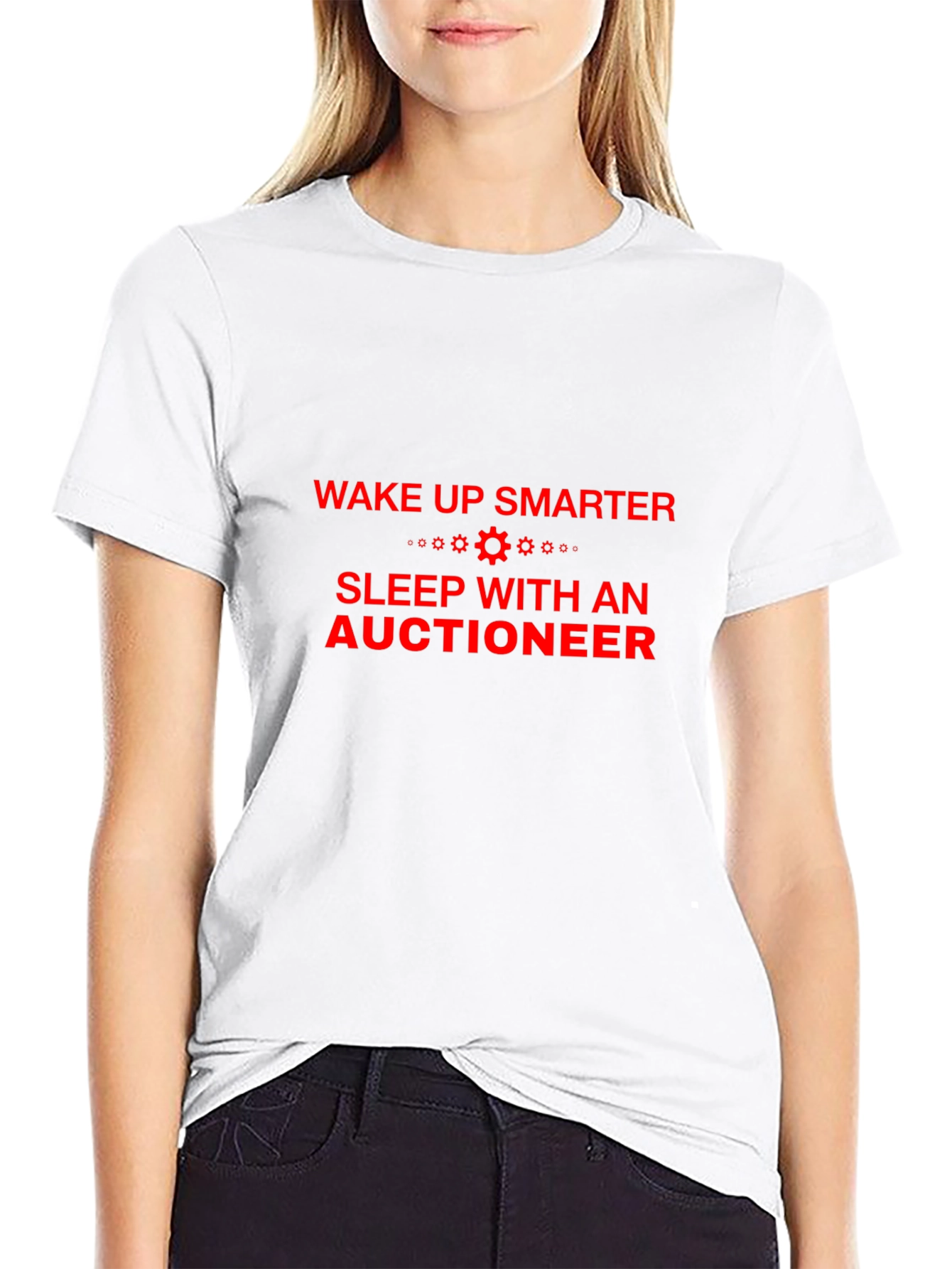Wake Up Smarter Auctioneer Tee