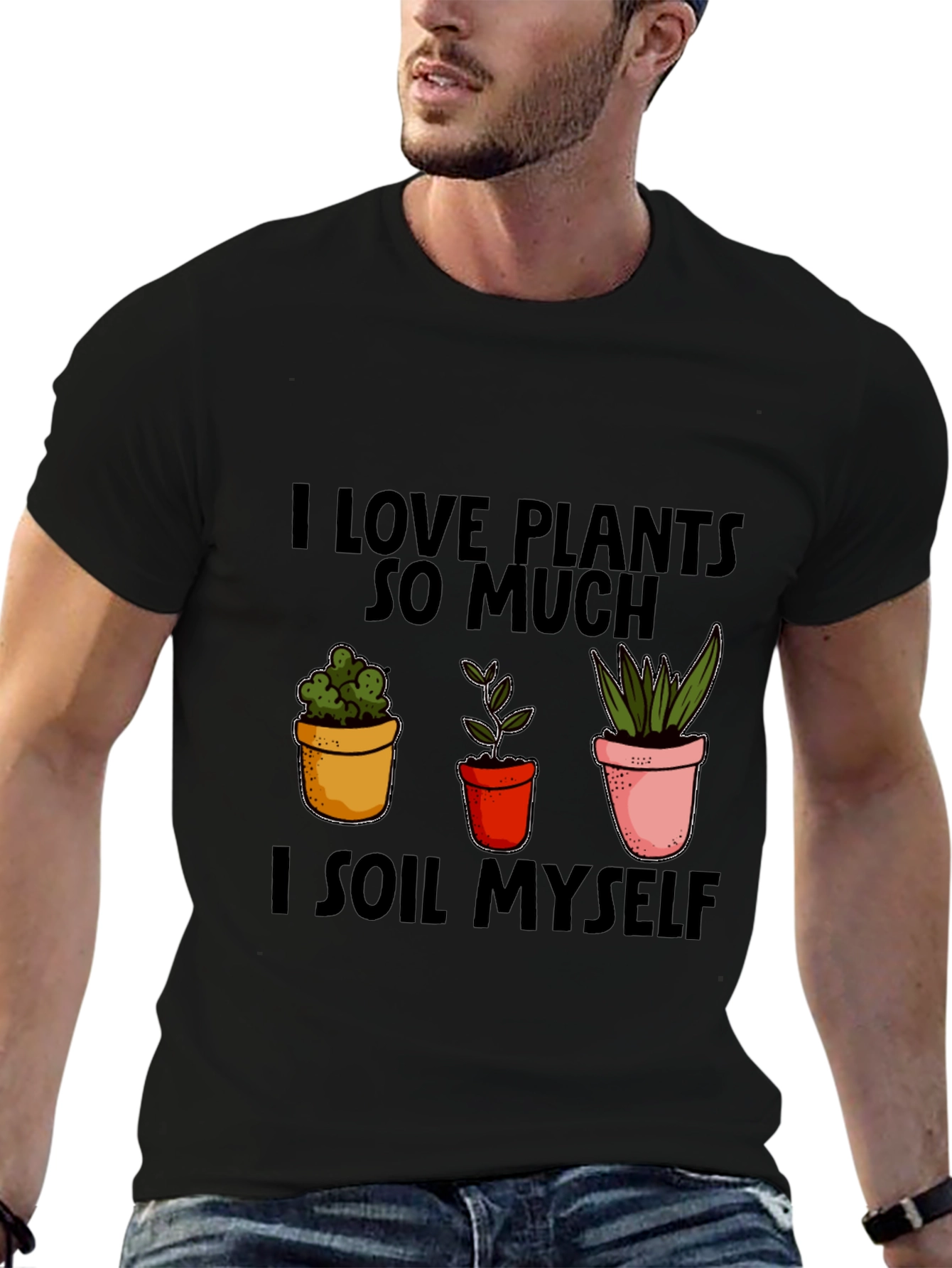 I Love Plants T-Shirt Funny Gardening Shirt