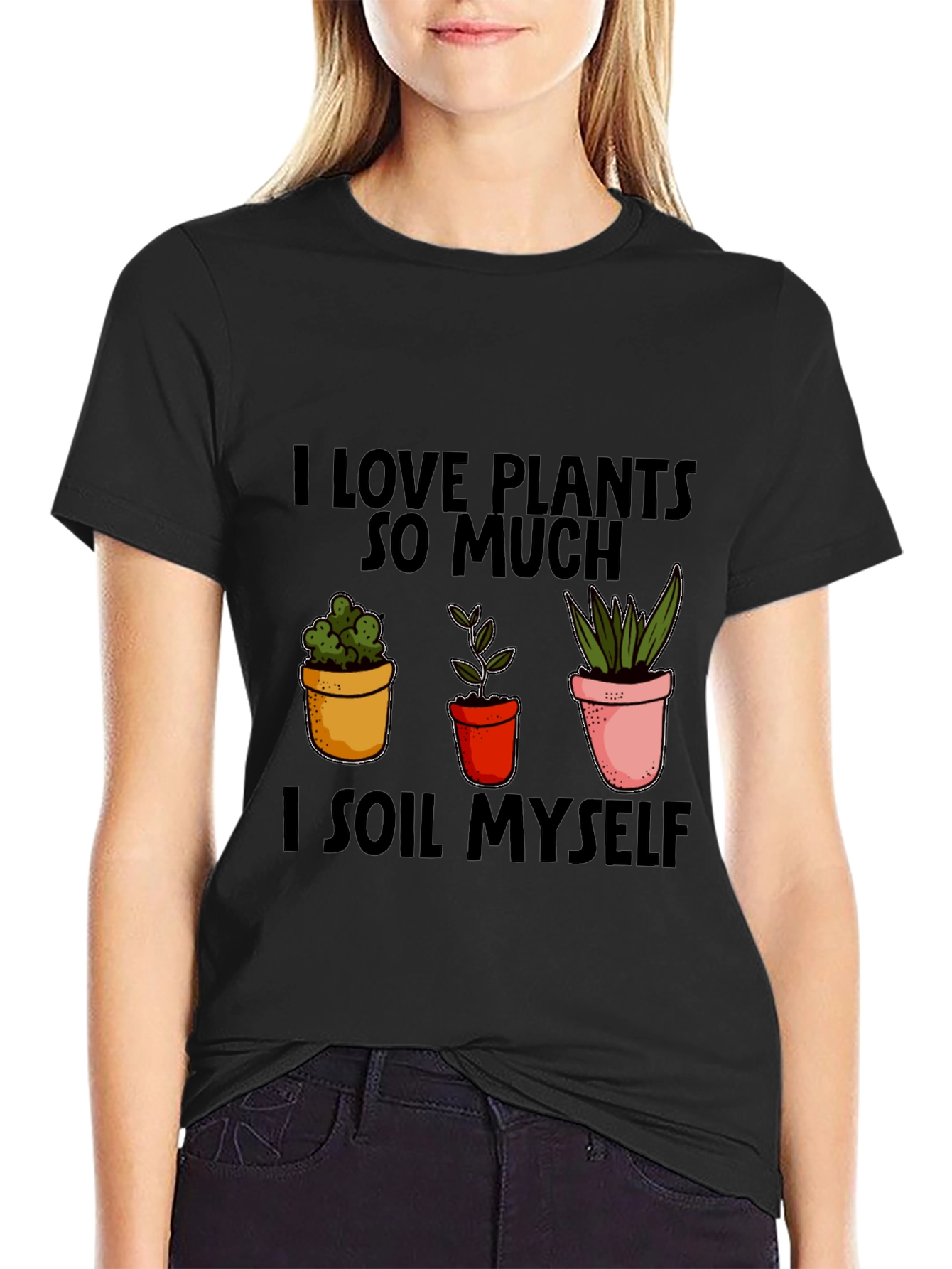 I Love Plants T-Shirt Funny Gardening Shirt