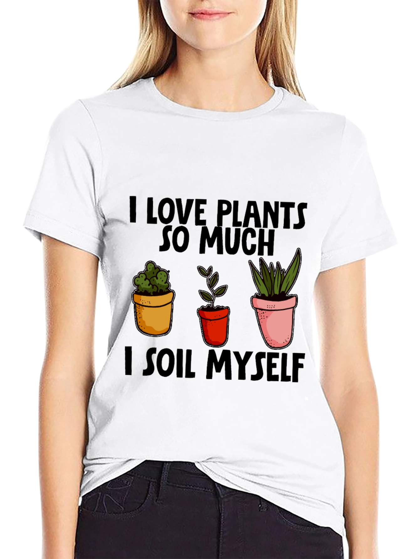 I Love Plants T-Shirt Funny Gardening Shirt