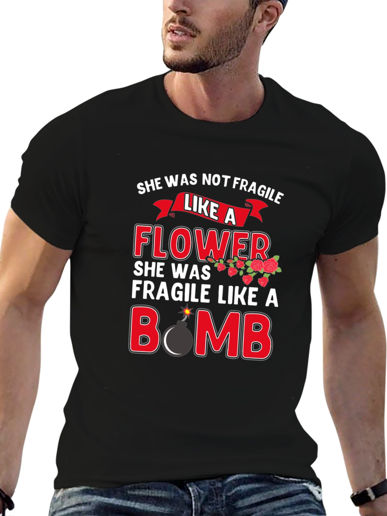 She Was Not Fragile Graphic T-Shirt