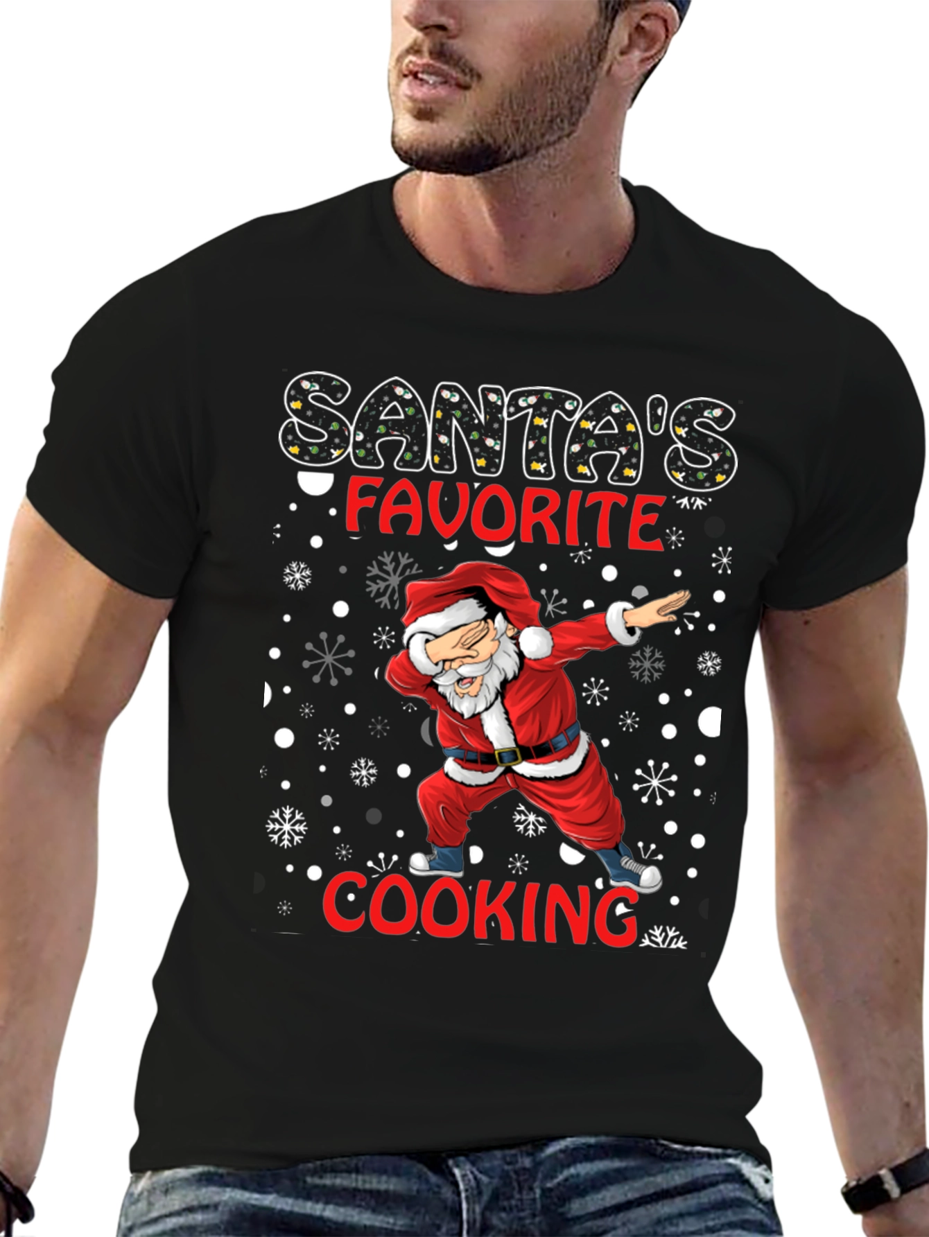 Santas Favorite Cooking T-Shirt