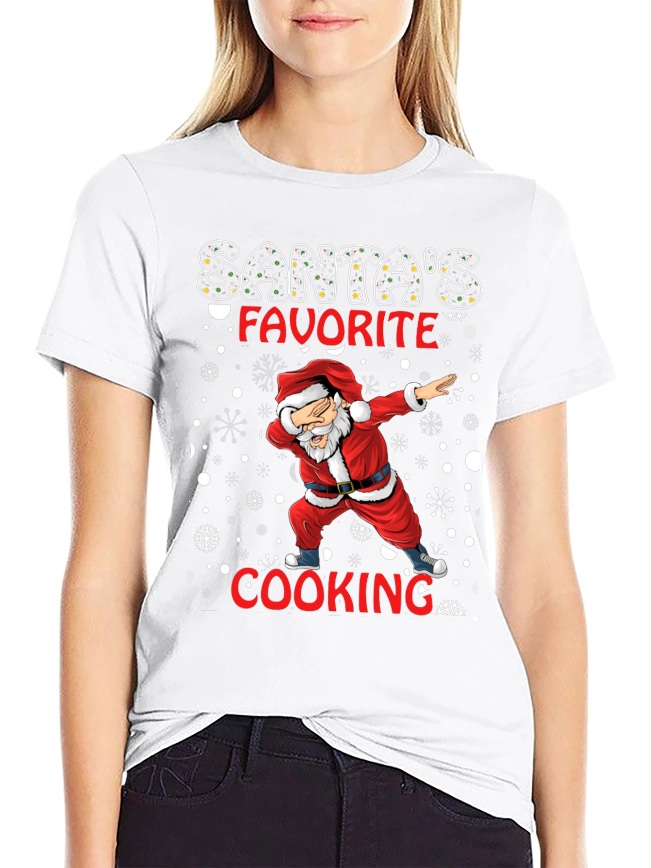 Santas Favorite Cooking T-Shirt