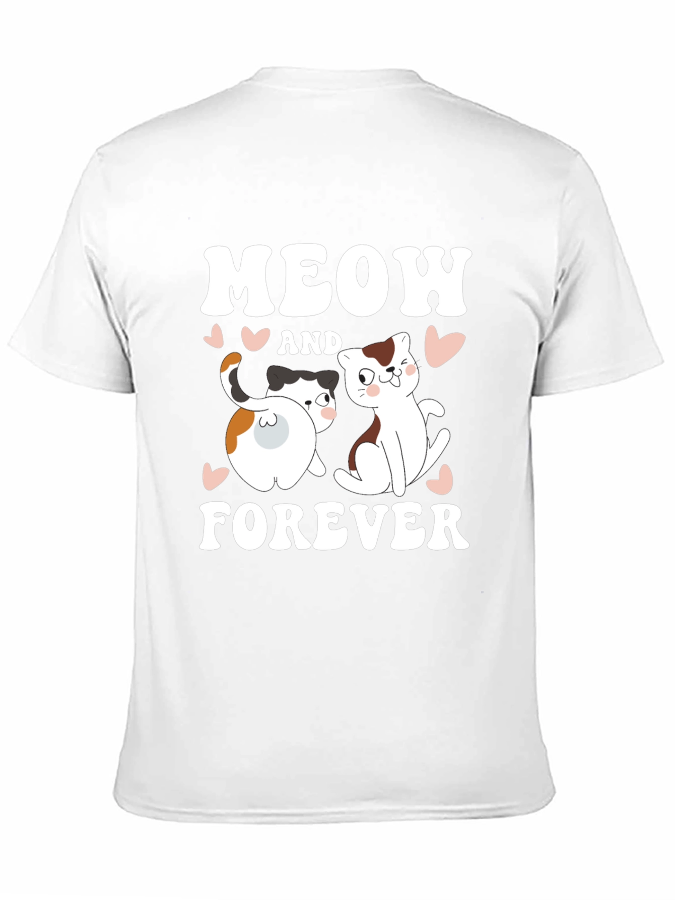 Meow and Forever Cat Lover T-Shirt