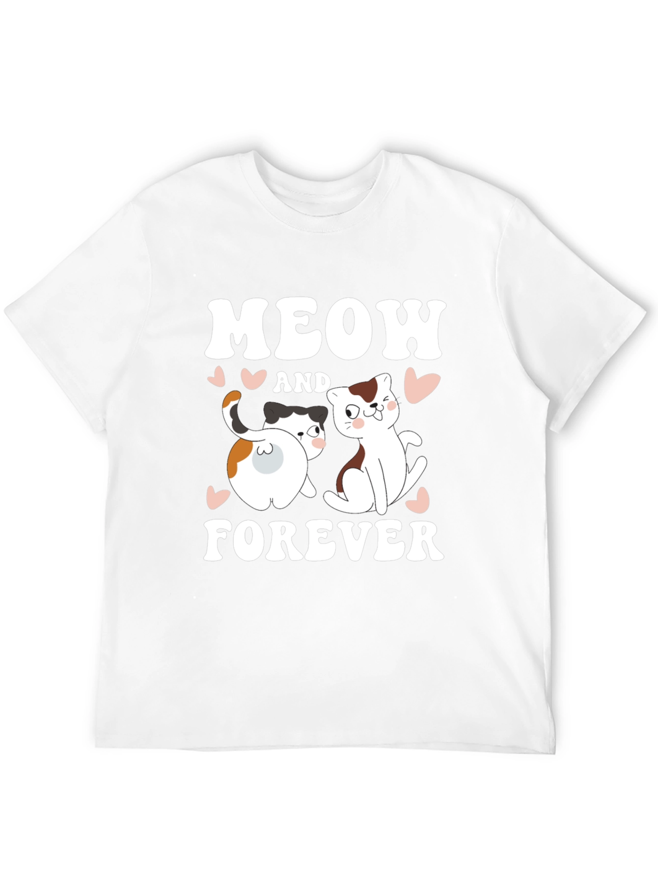 Meow and Forever Cat Lover T-Shirt