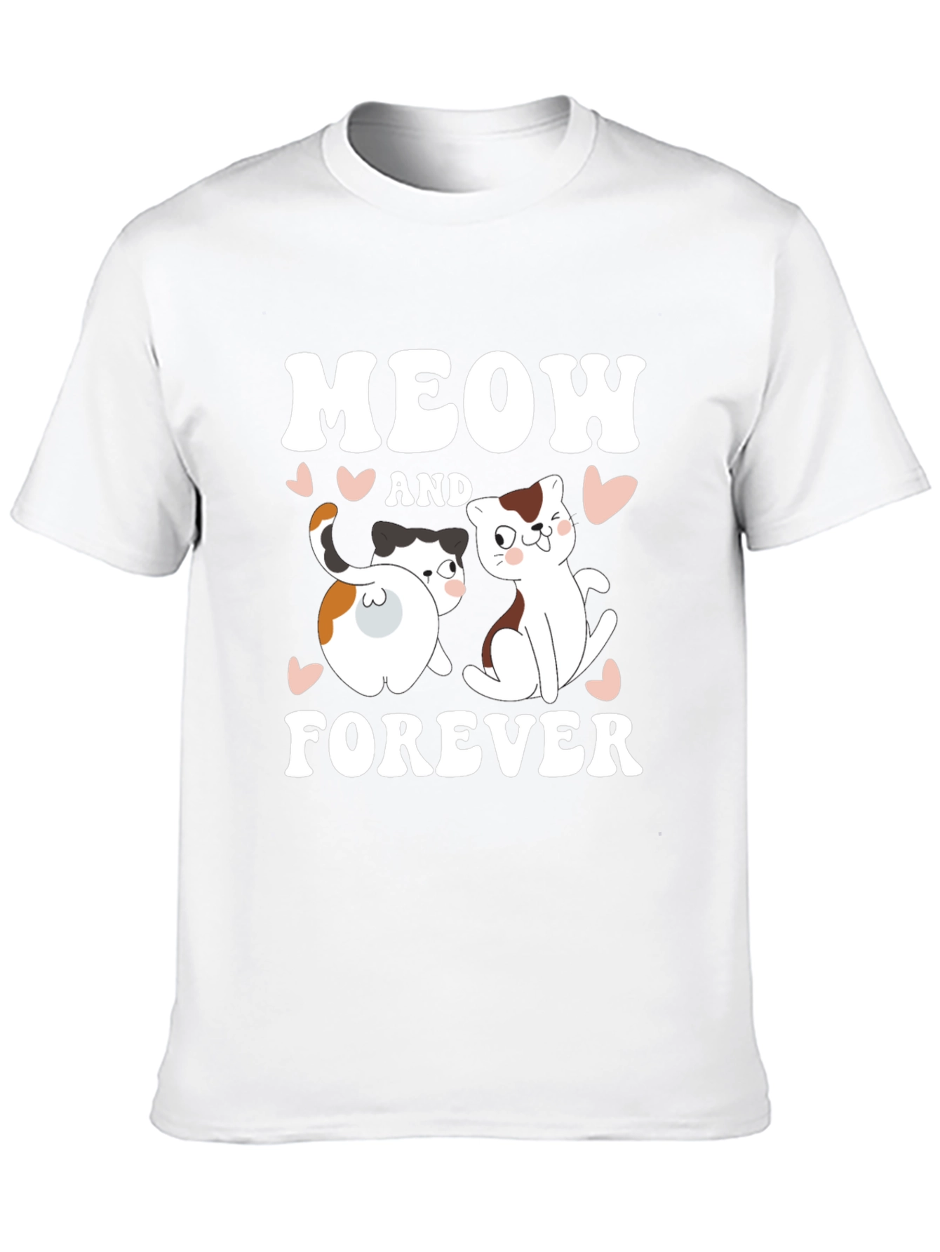 Meow and Forever Cat Lover T-Shirt