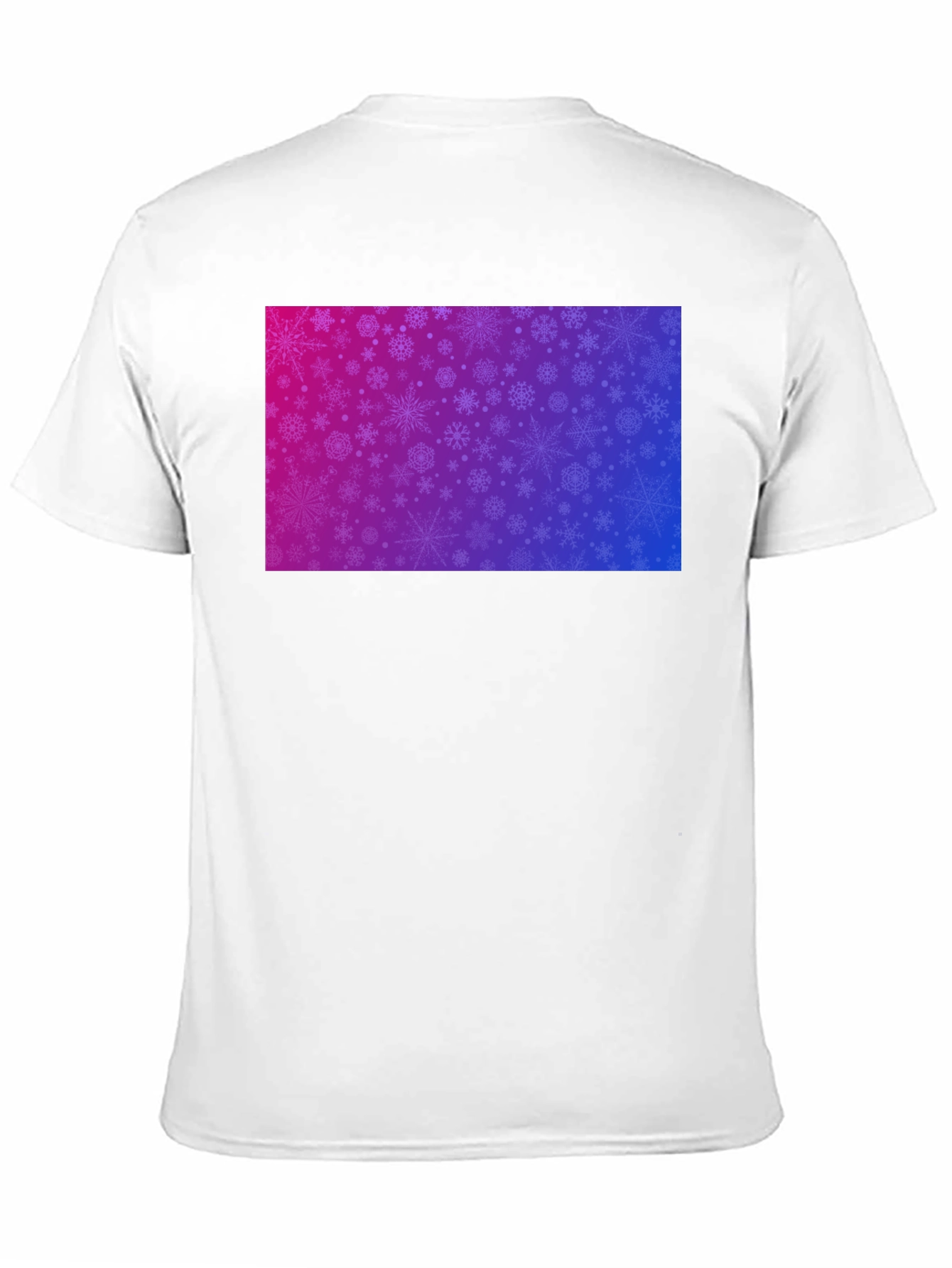 Snowflake Gradient Tee - Stylish Winter Apparel