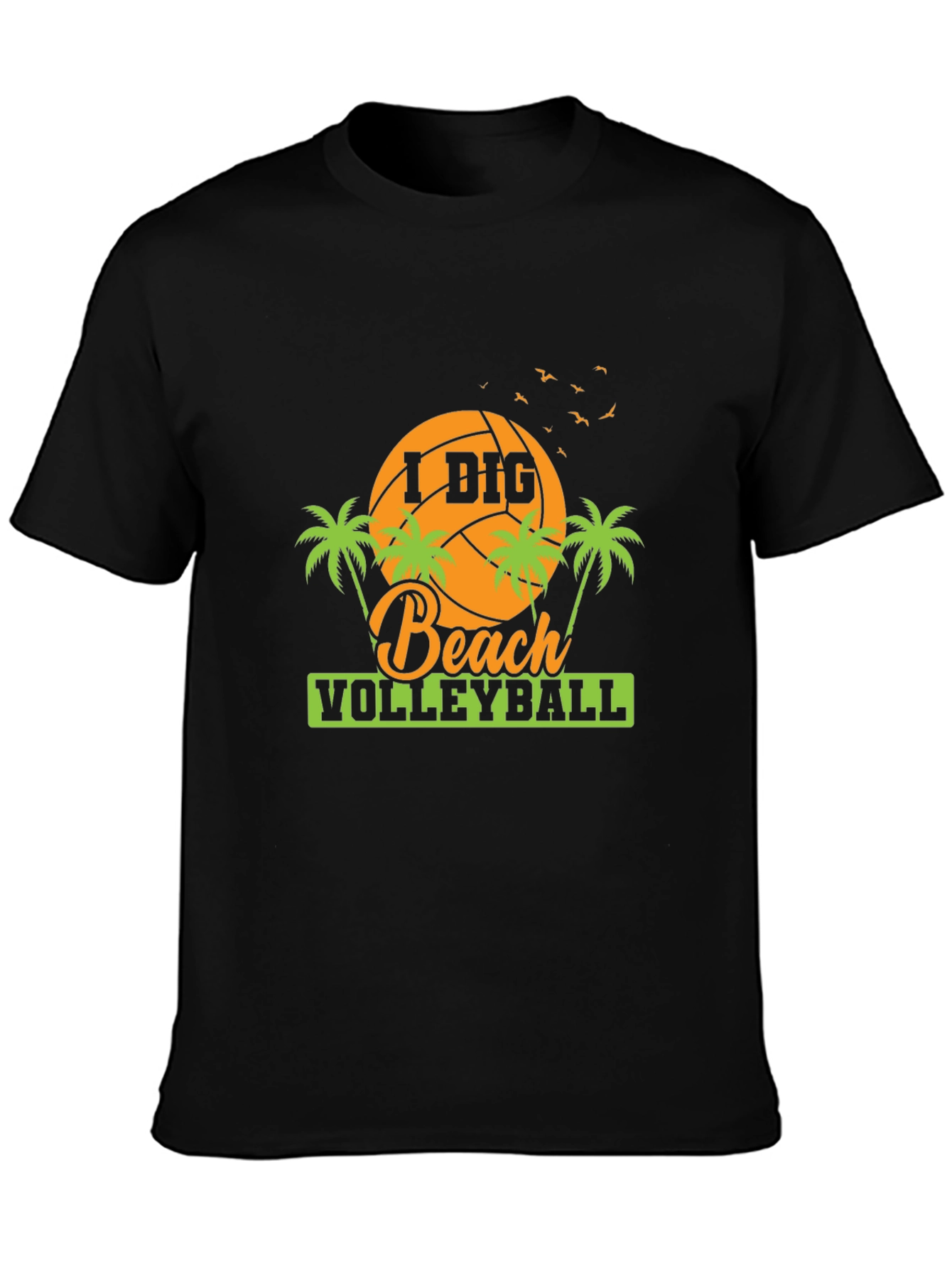 I Dig Beach Volleyball Graphic Tee