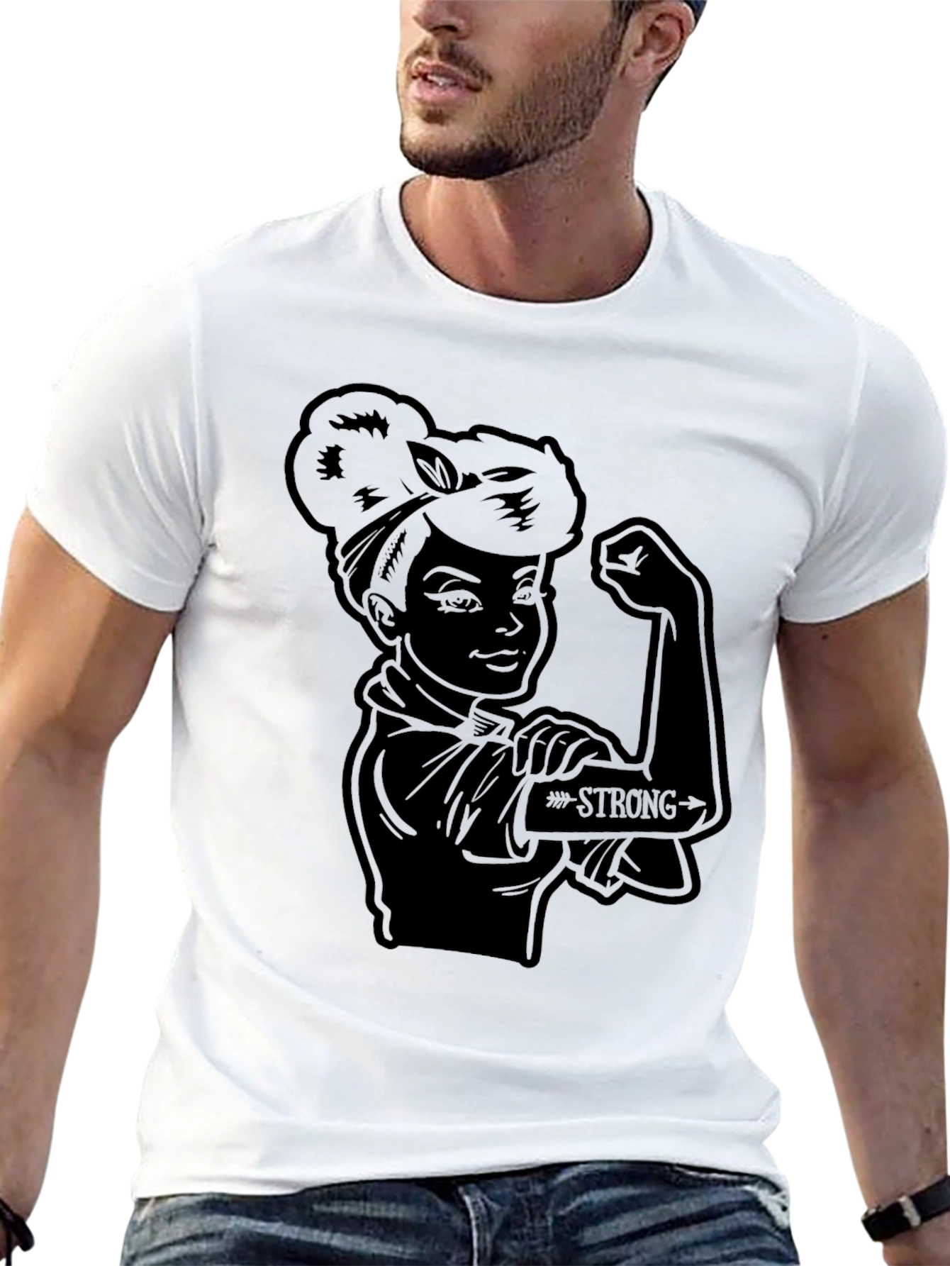 Rosie the Riveter Strong T-Shirt