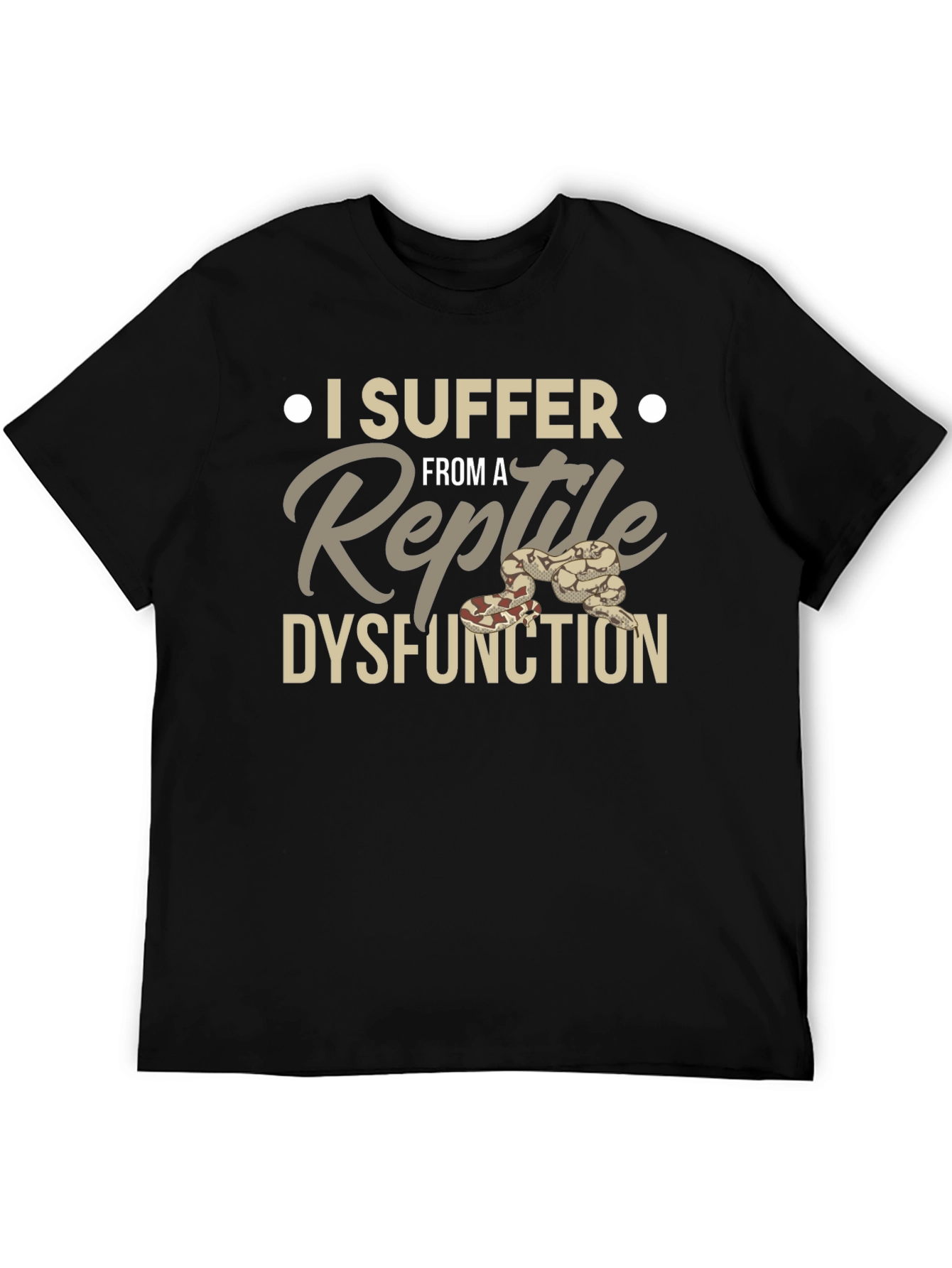 Reptile Dysfunction T-Shirt - Funny Snake Lover Tee