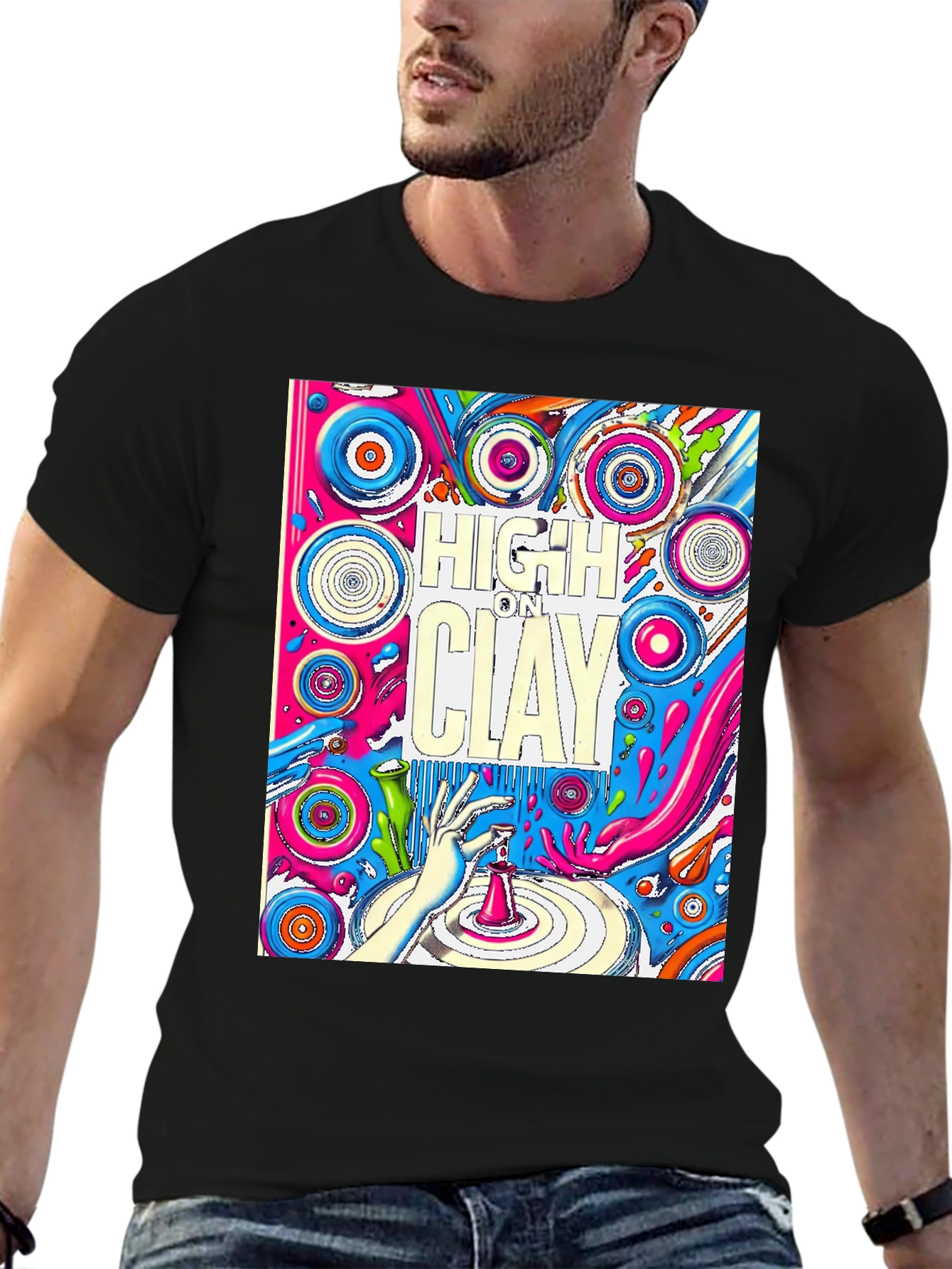 High on Clay Graphic T-Shirt