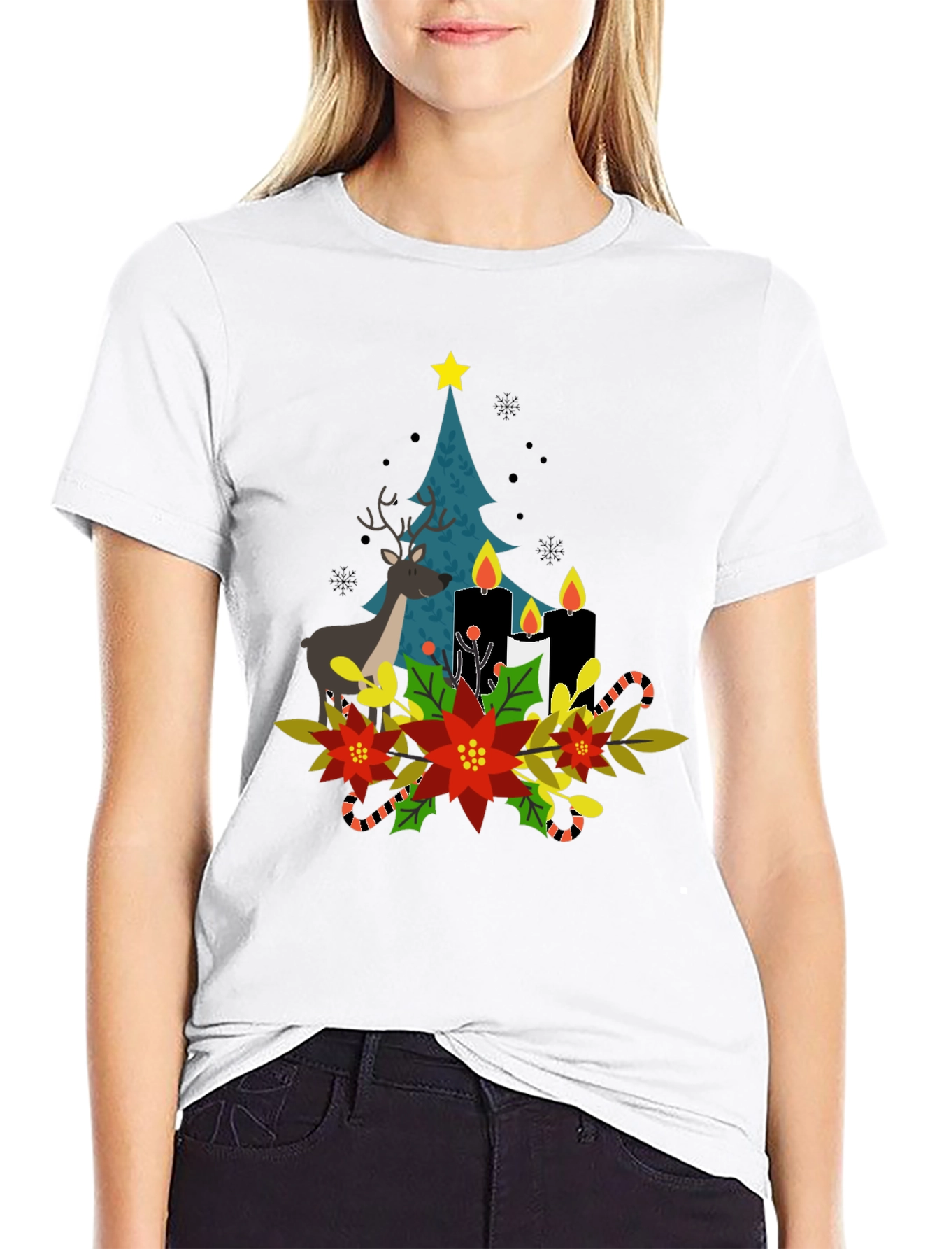 Festive Holiday Graphic Tee