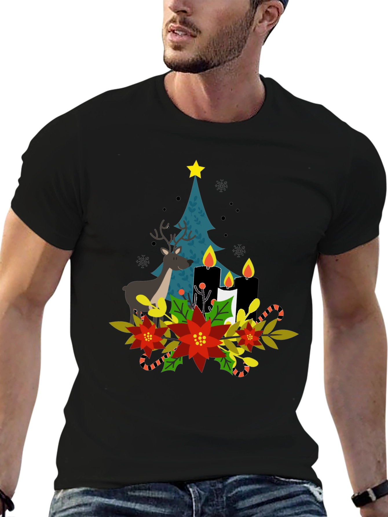 Festive Holiday Graphic Tee