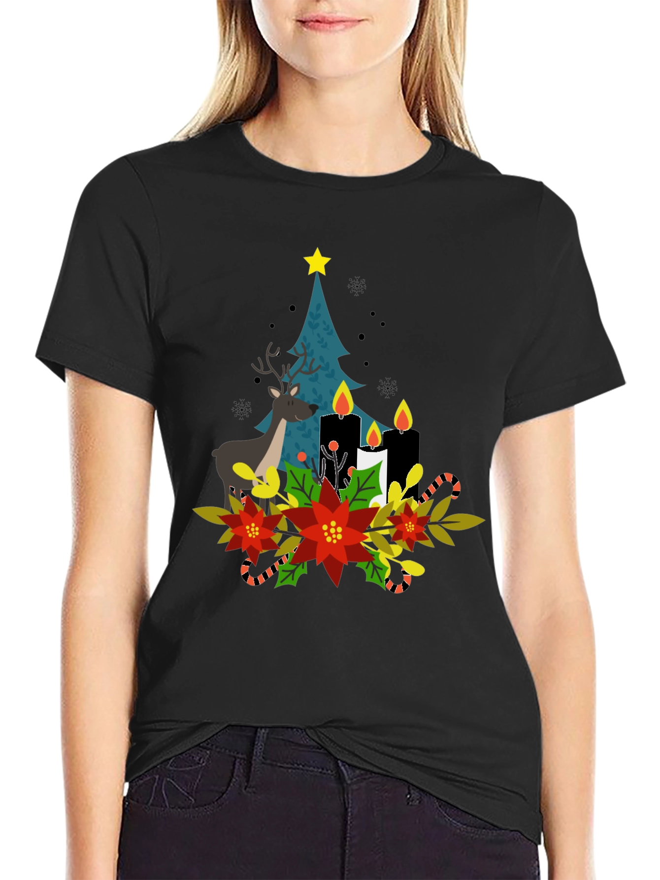 Festive Holiday Graphic Tee