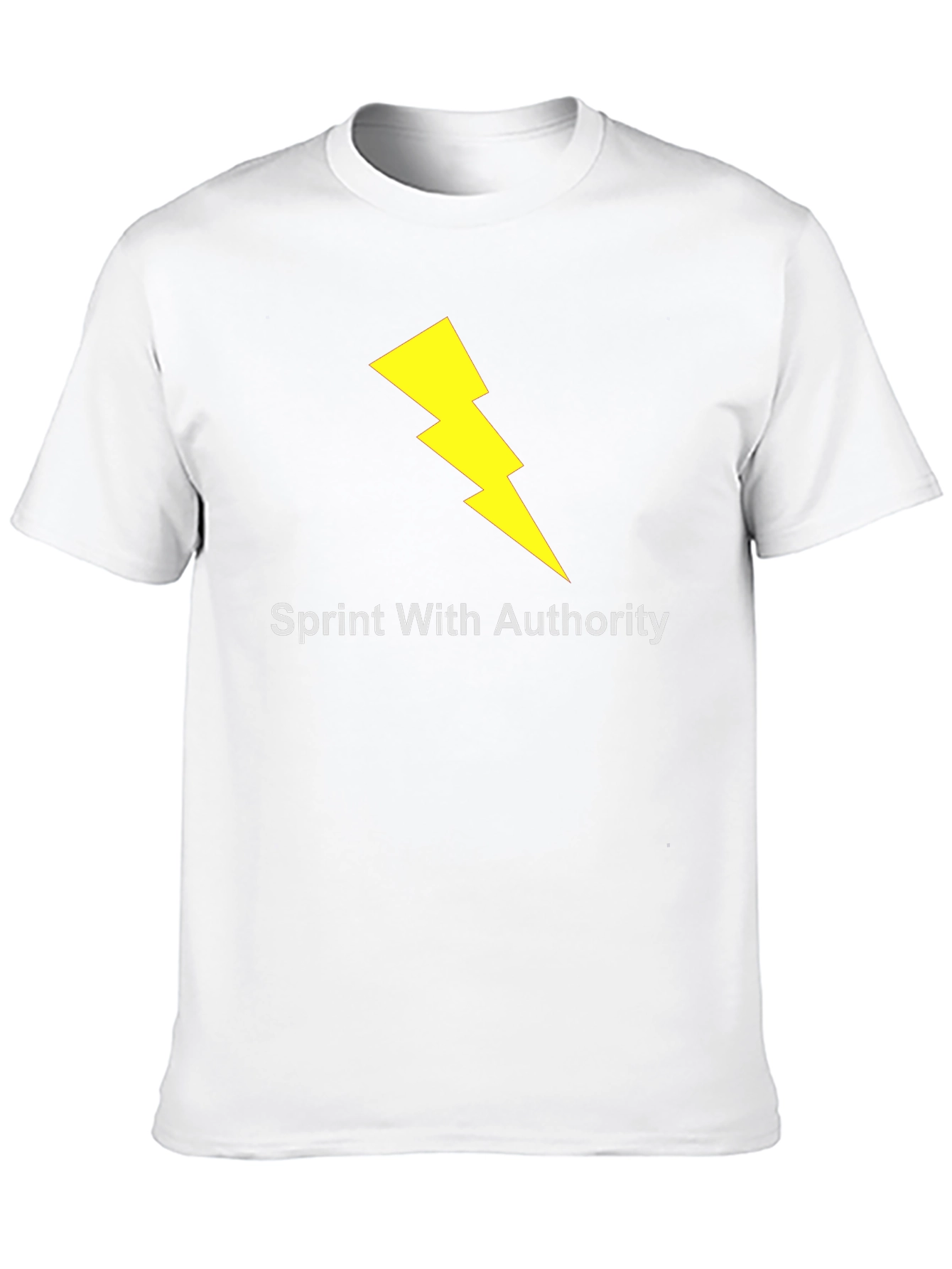 Sprint With Authority Black T-Shirt