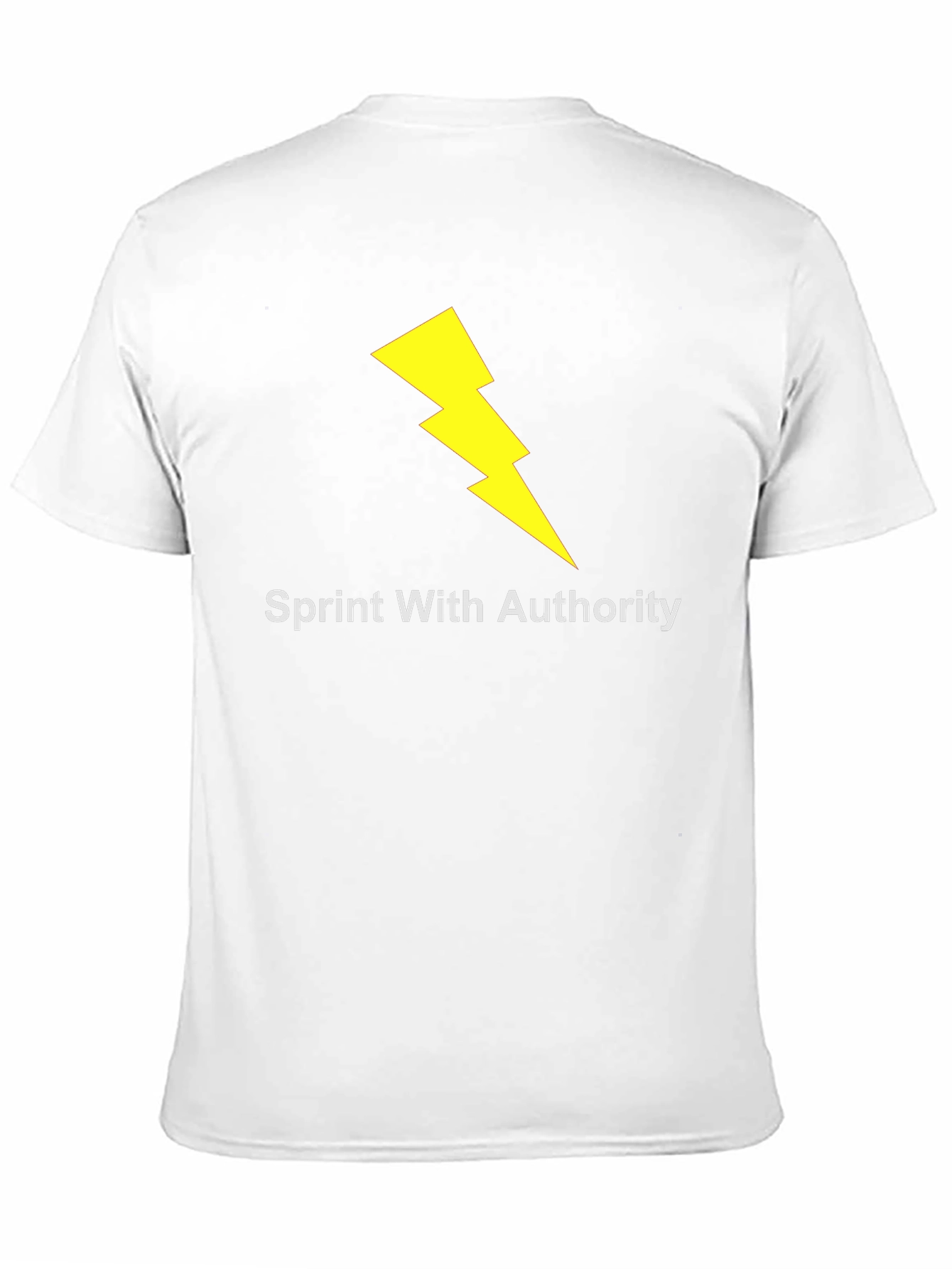 Sprint With Authority Black T-Shirt