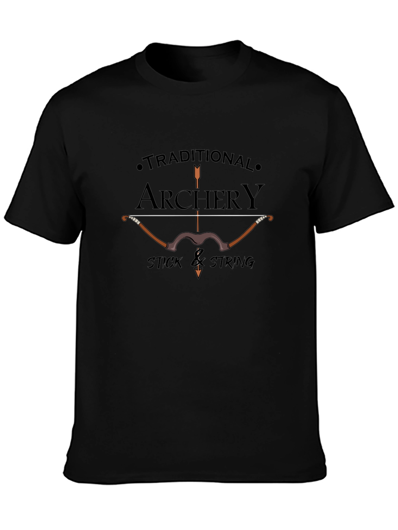 Traditional Archery T-Shirt - Stick and String Bow Tee
