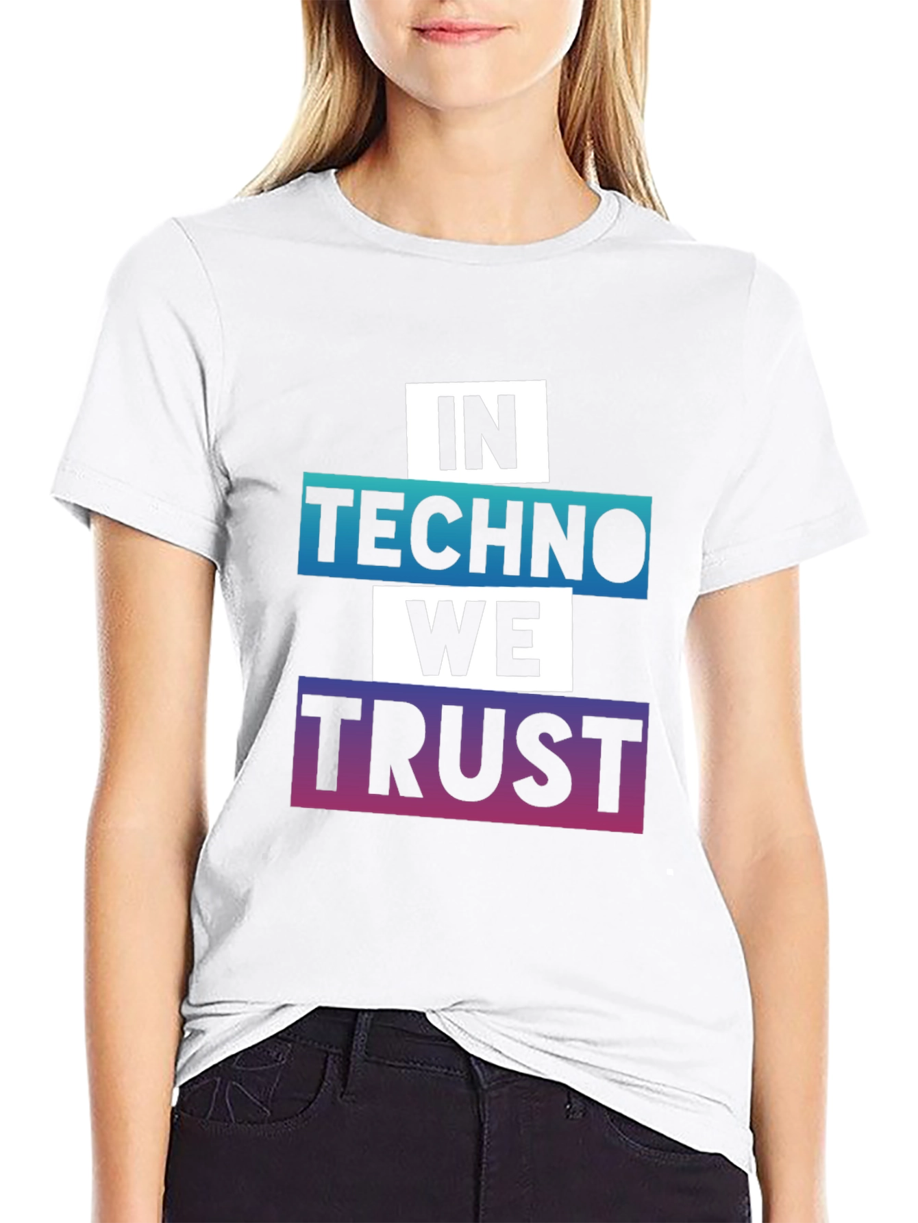 In Techno We Trust Graphic Tee
