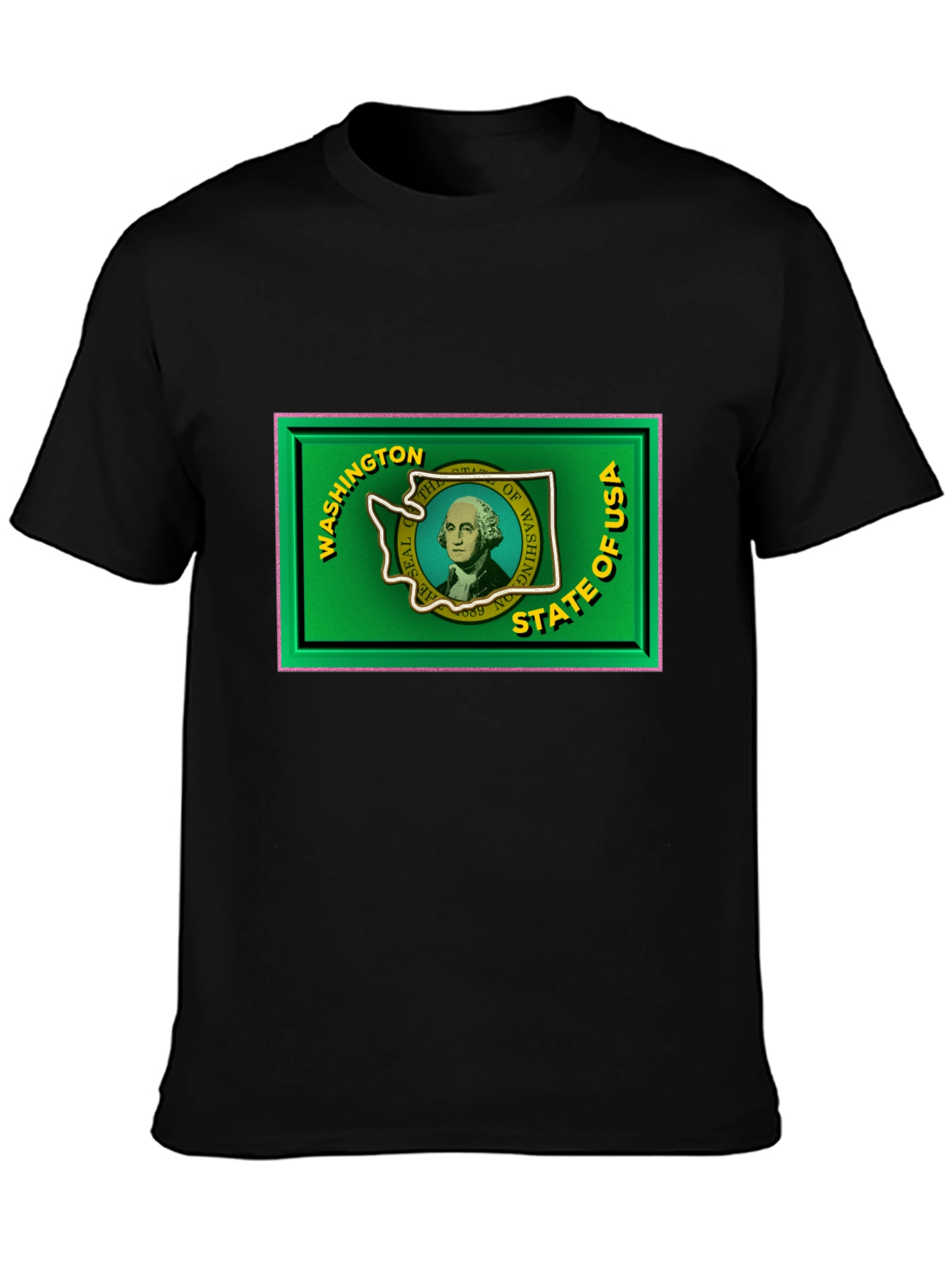 Washington State Flag Graphic T-Shirt