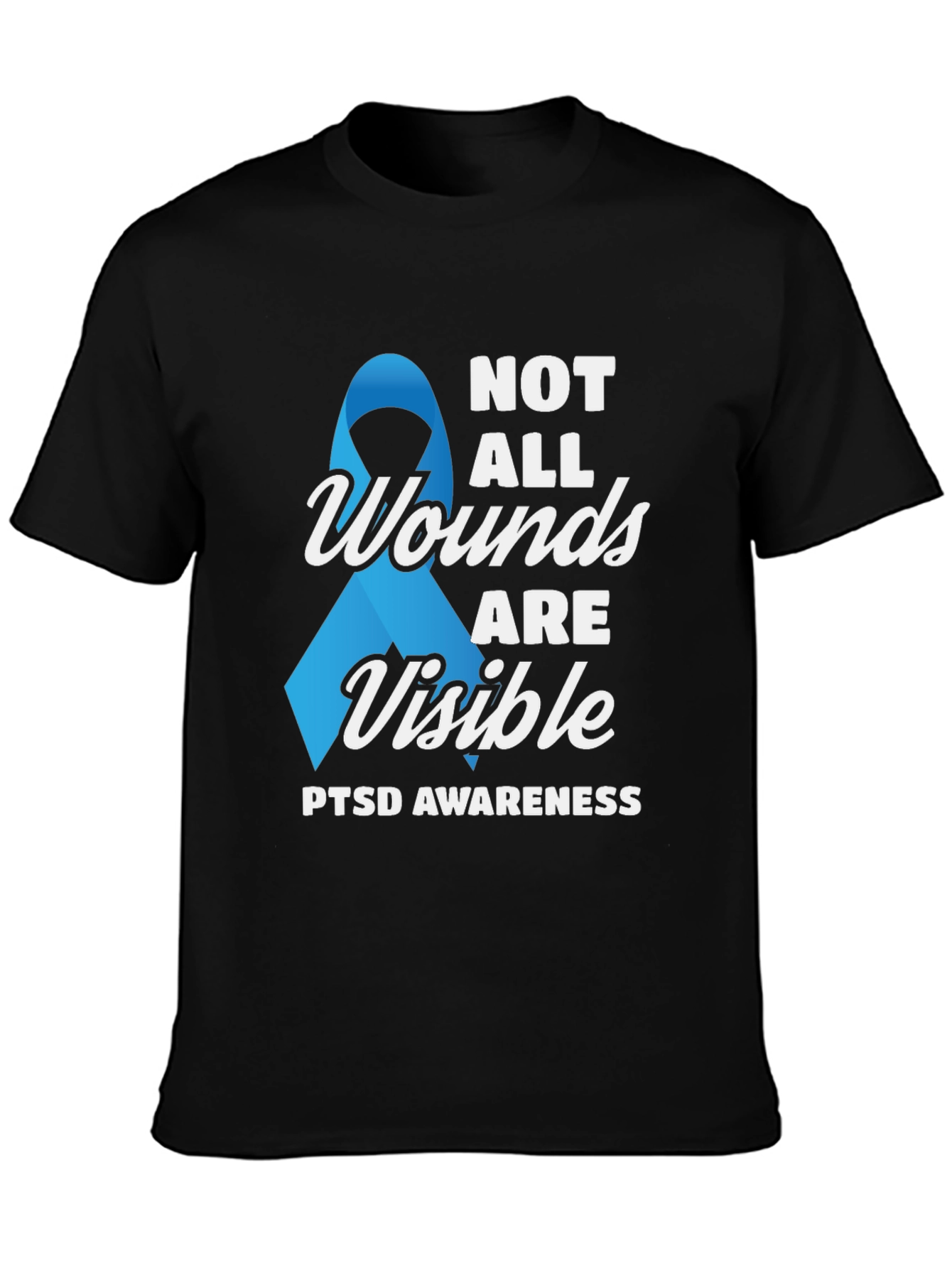 PTSD Awareness T-Shirt - Not All Wounds Are Visible