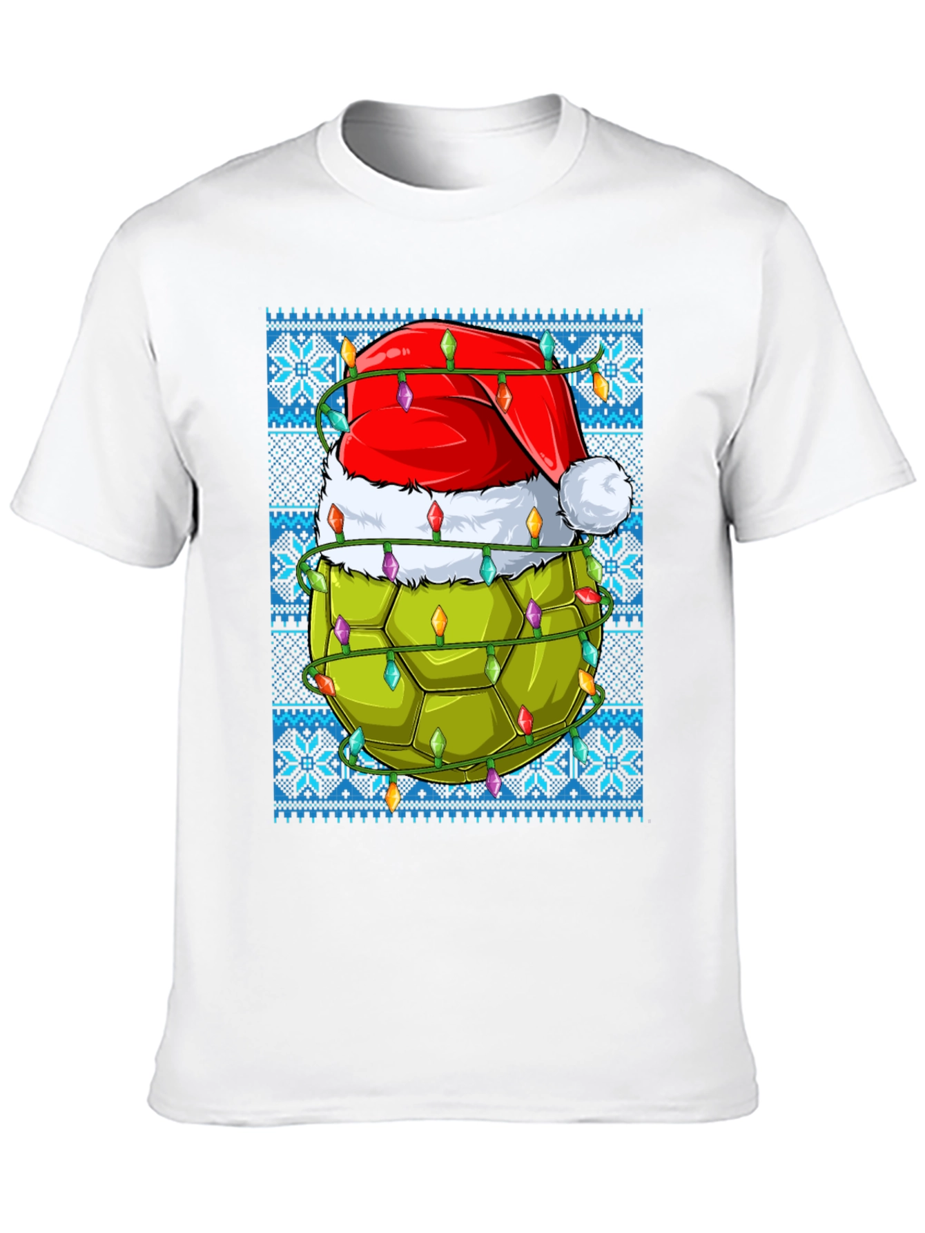 Festive Turtle Shell Christmas T-Shirt