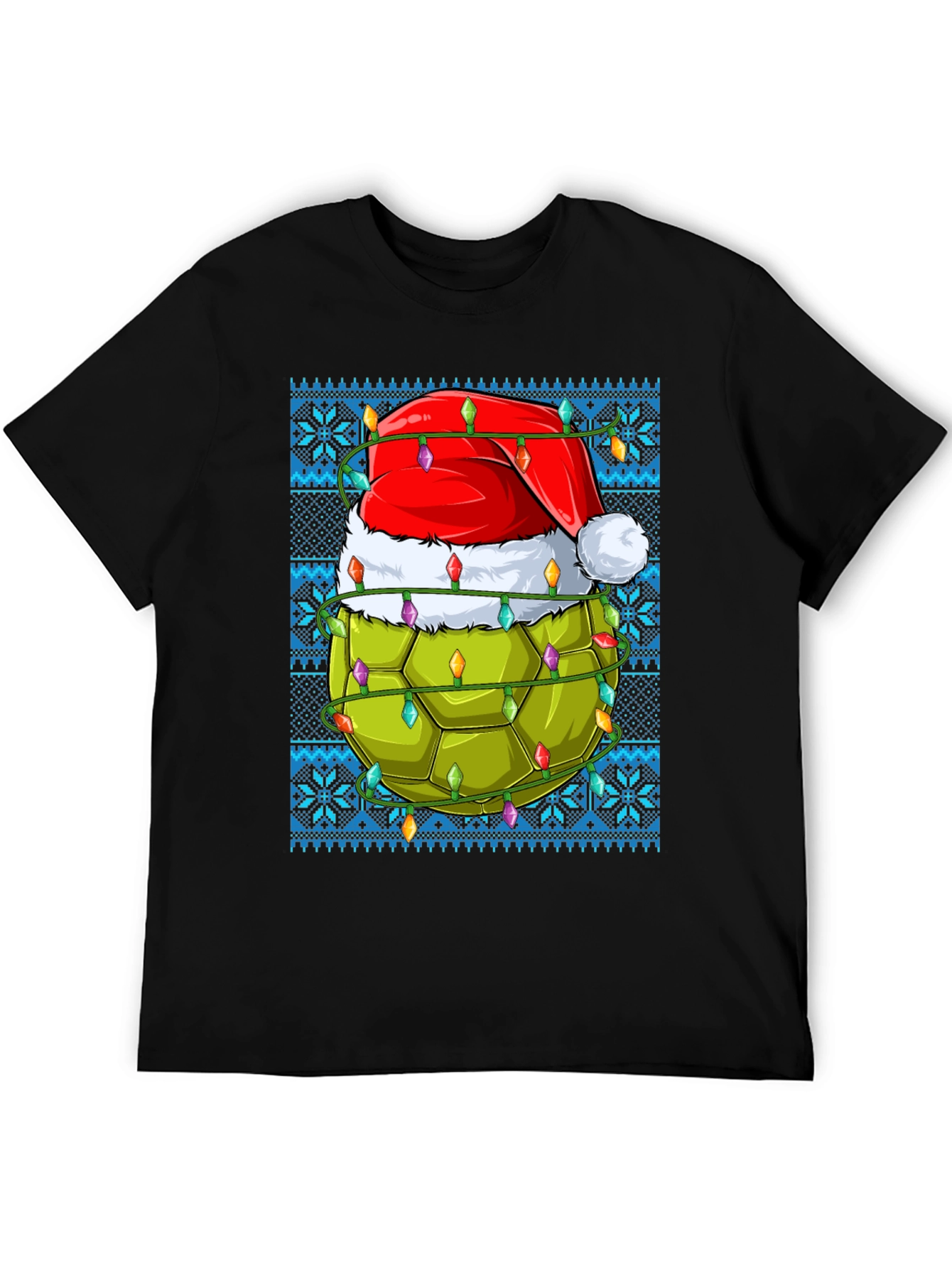 Festive Turtle Shell Christmas T-Shirt
