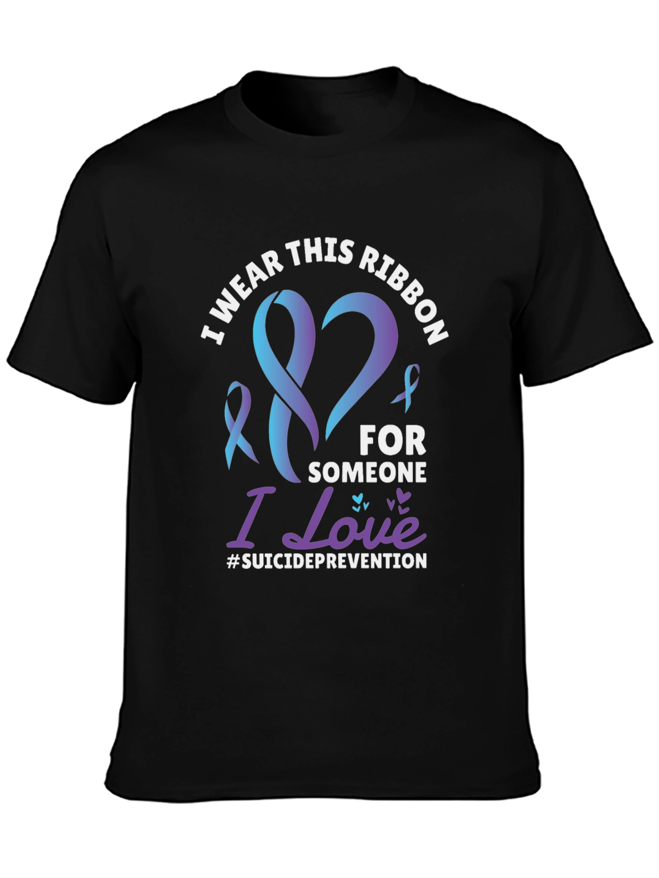 Suicide Prevention Awareness Ribbon T-Shirt