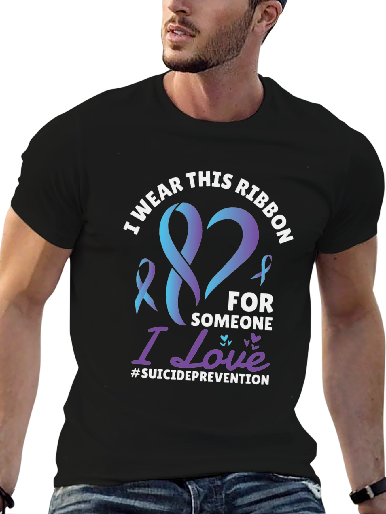 Suicide Prevention Awareness Ribbon T-Shirt
