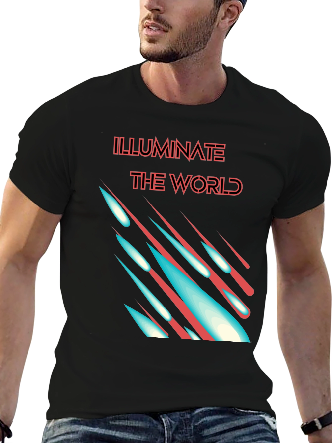 Illuminate the World Graphic T-Shirt