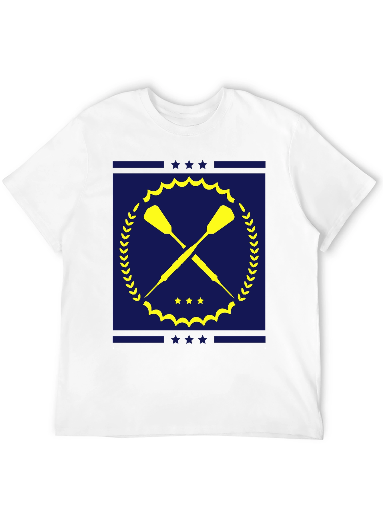 Oars and Stars Black T-Shirt