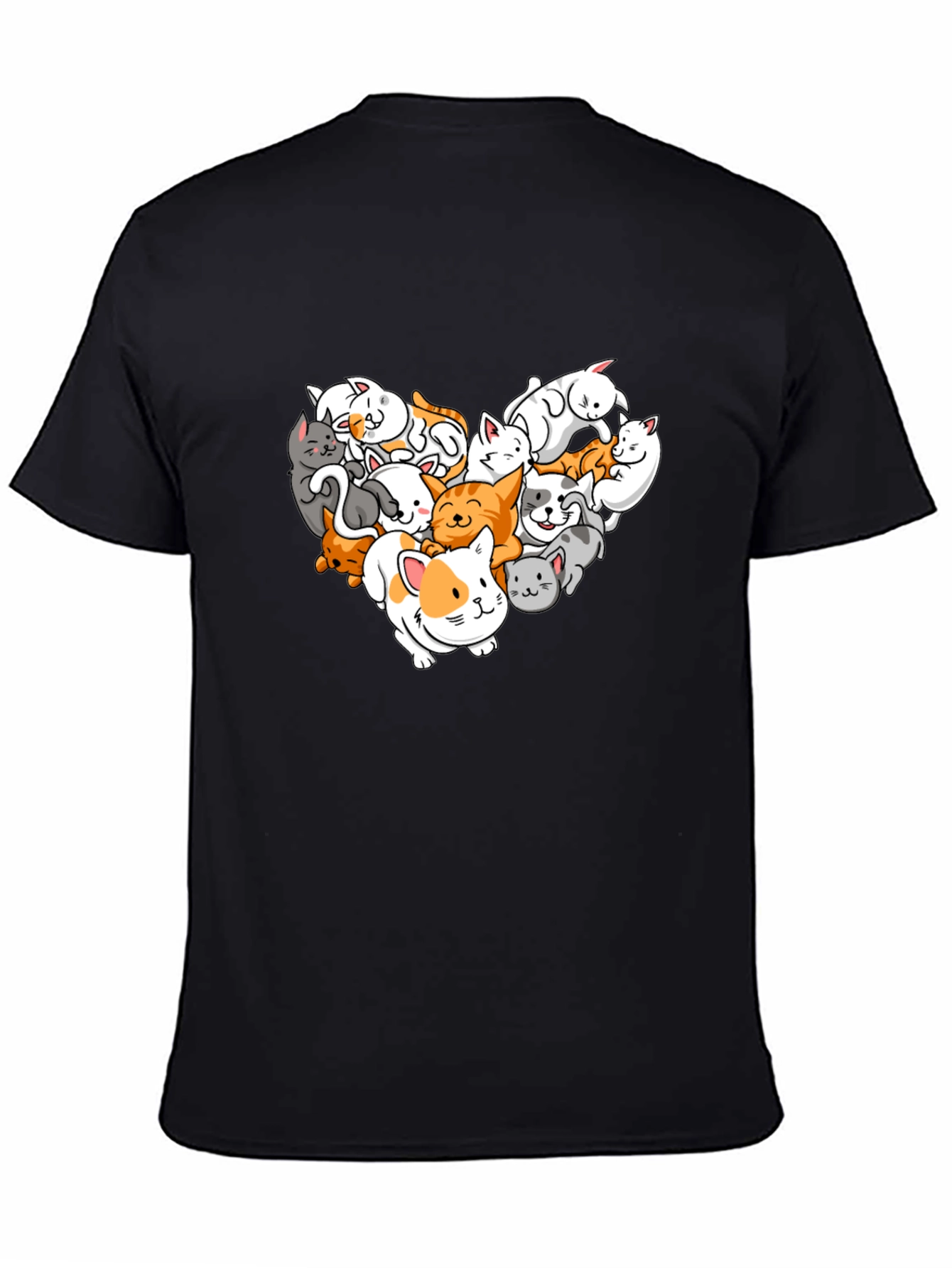 Cat Lover T-Shirt: Heart of Kitties!