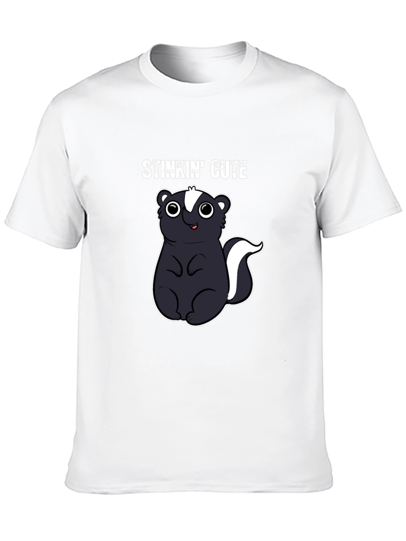 Stinkin Cute Skunk Graphic Tee - Fun Animal Shirt