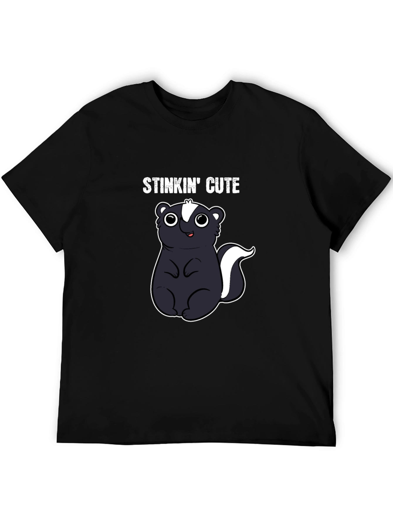 Stinkin Cute Skunk Graphic Tee - Fun Animal Shirt