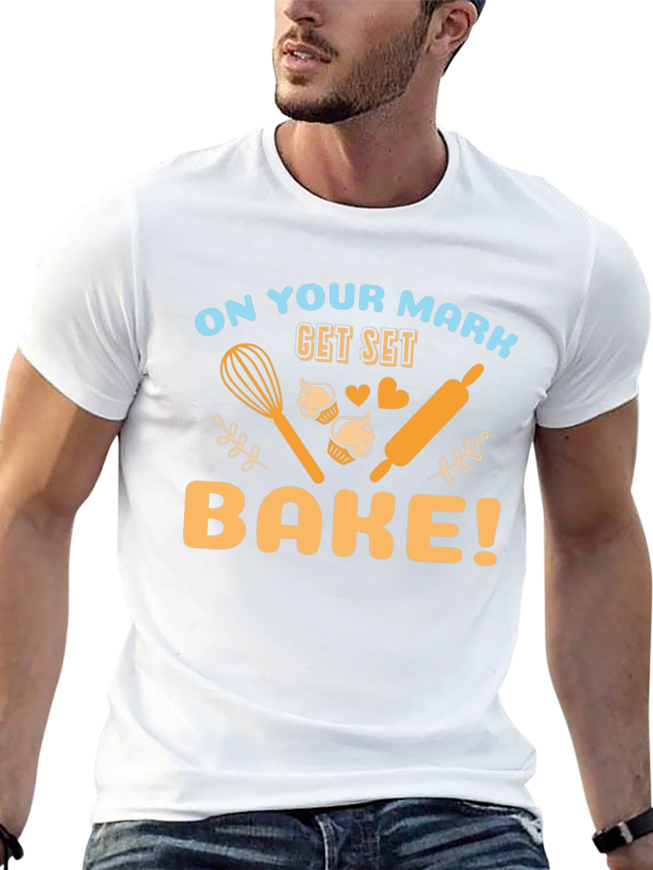 Bake T-Shirt - On Your Mark Get Set Bake!