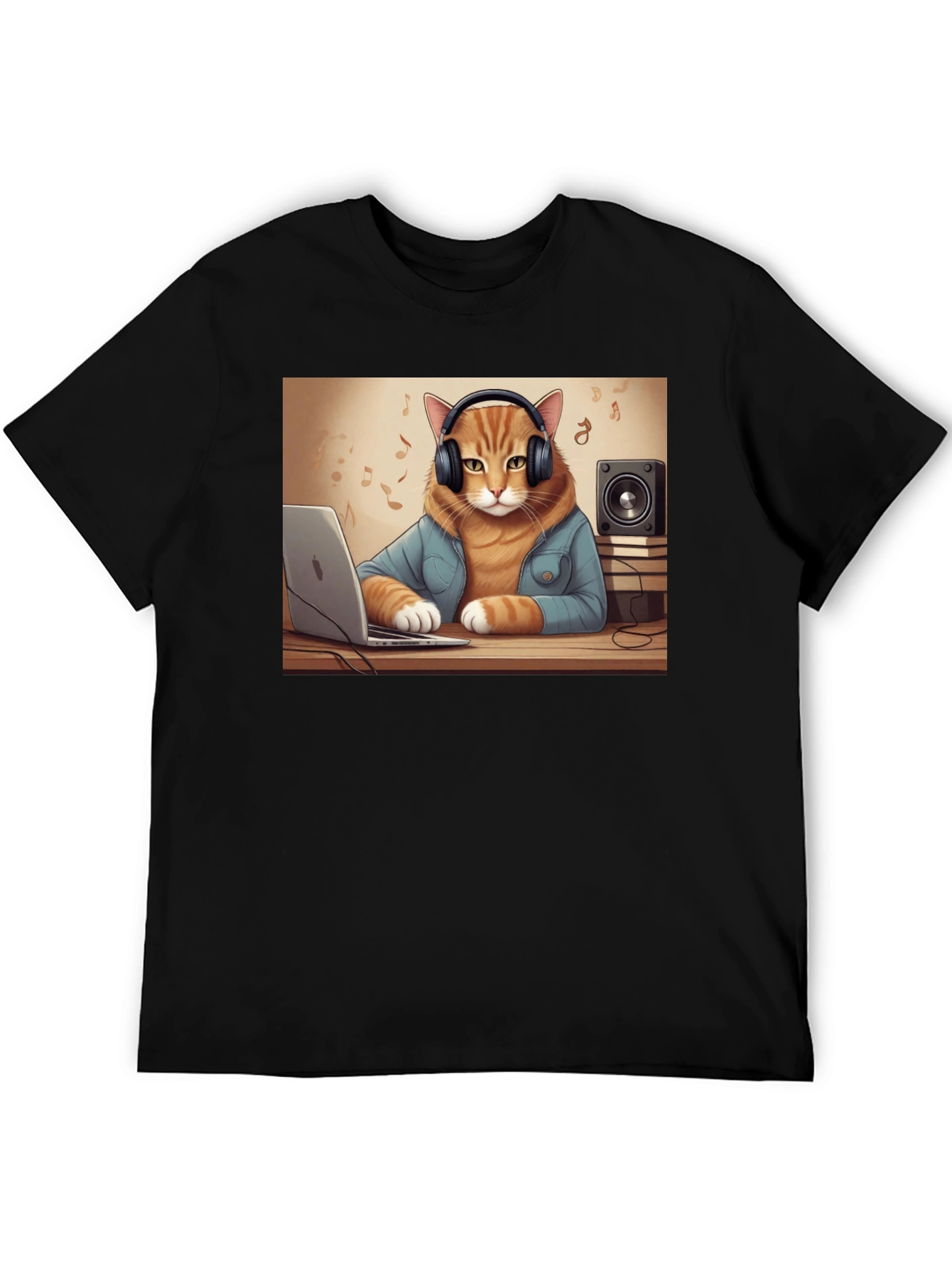 DJ Cat T-Shirt - Music Lover Tee