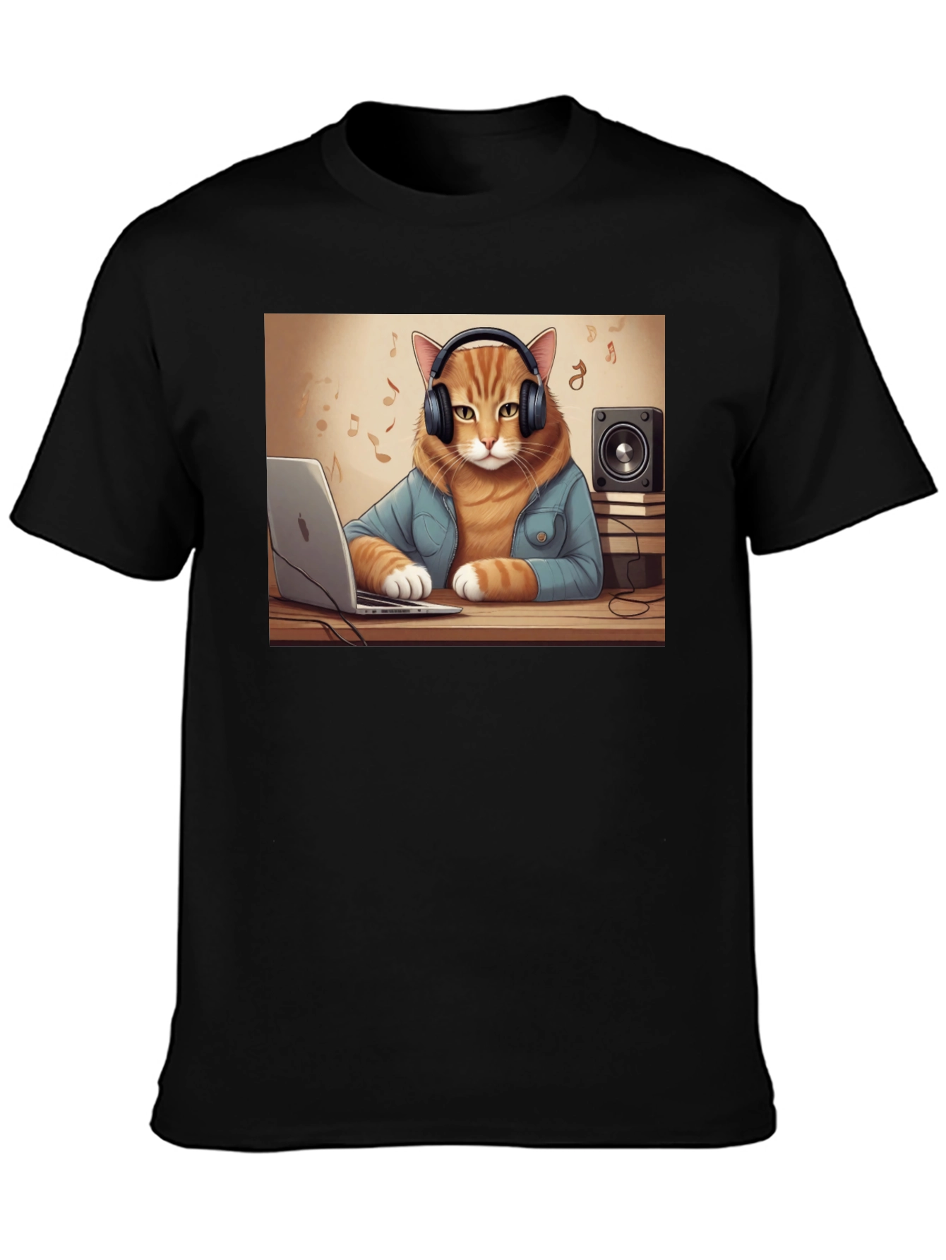 DJ Cat T-Shirt - Music Lover Tee
