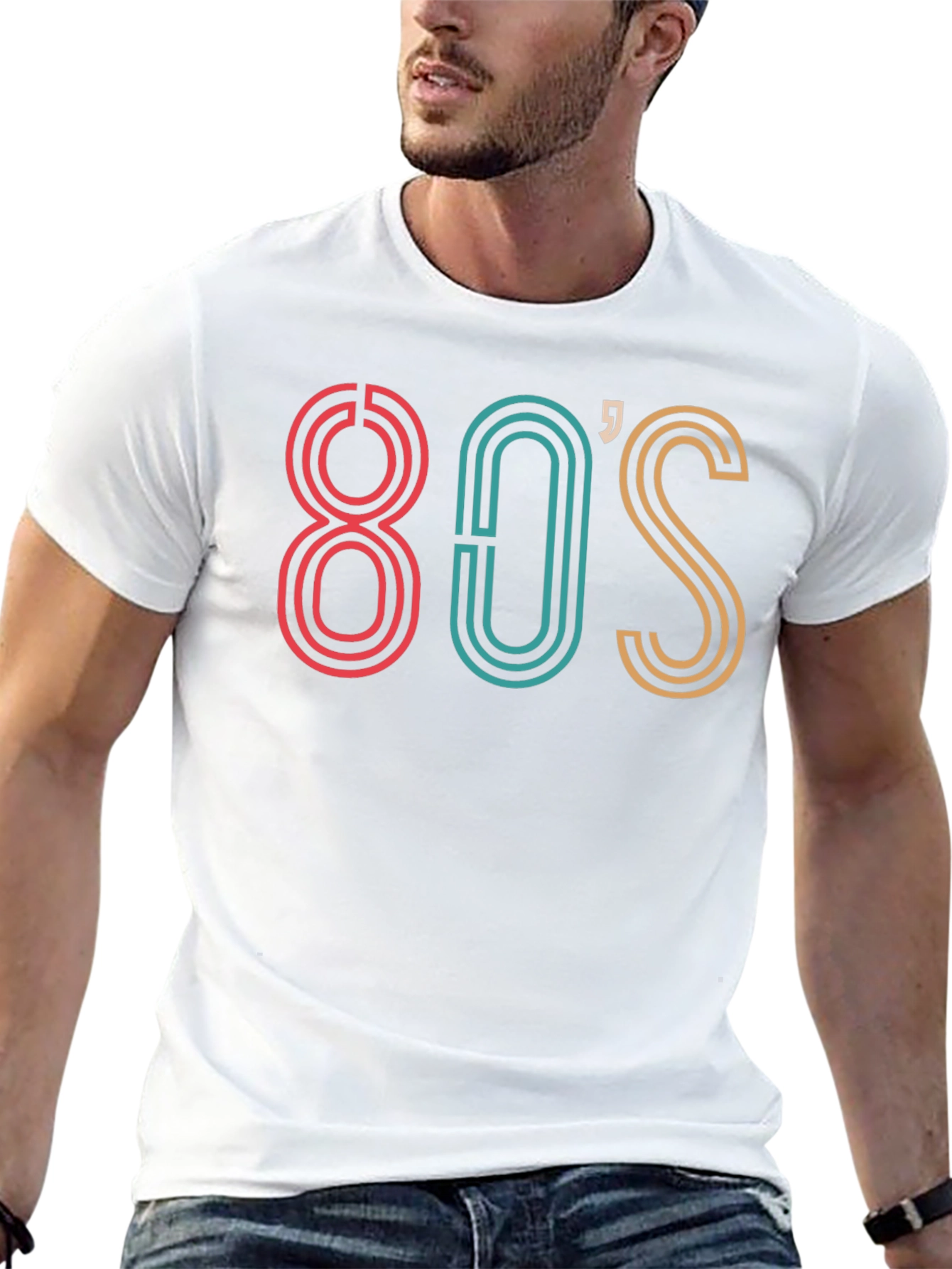 Retro 80s Style Graphic Tee