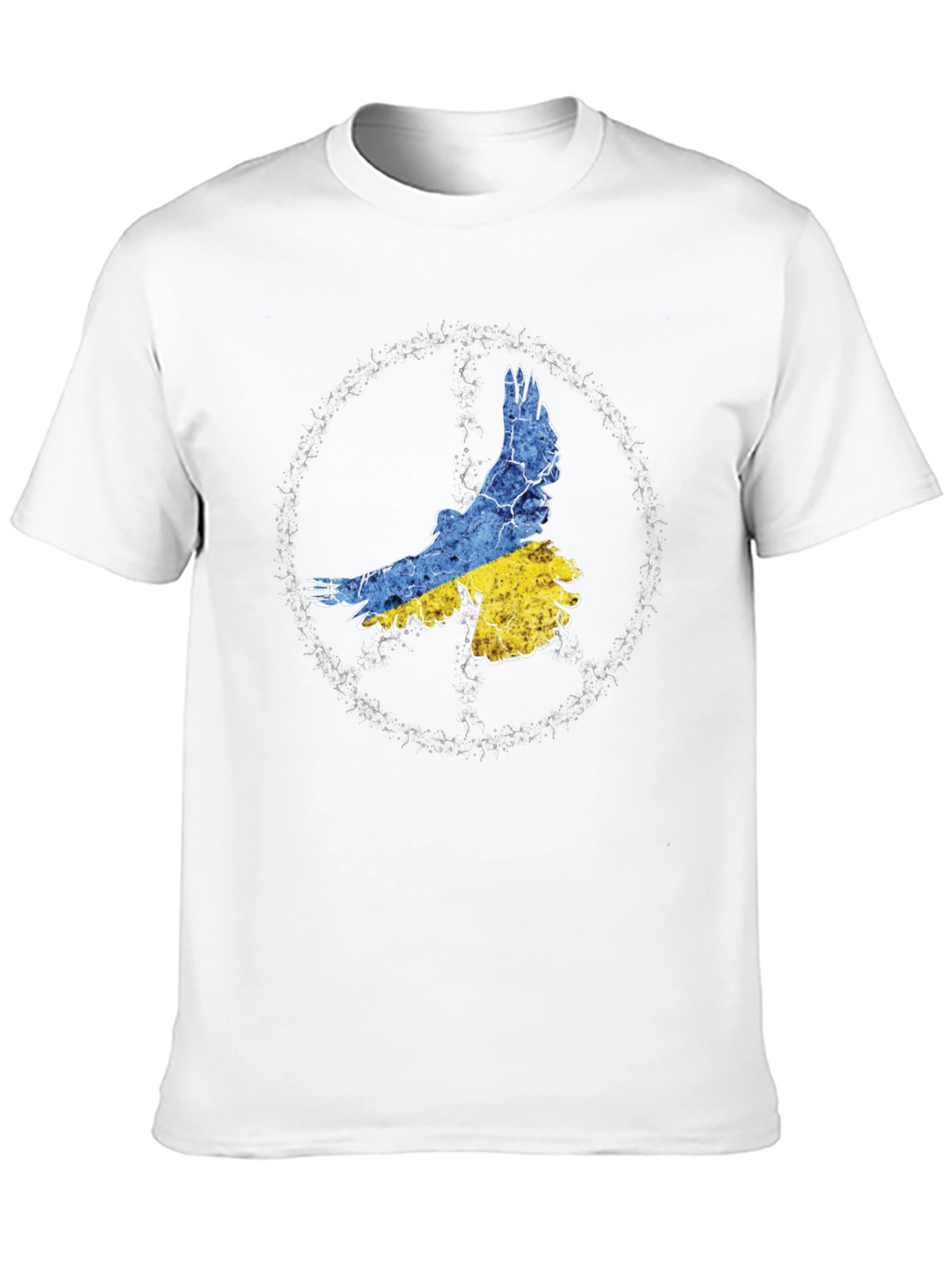 Ukraine Eagle Peace Symbol T-Shirt