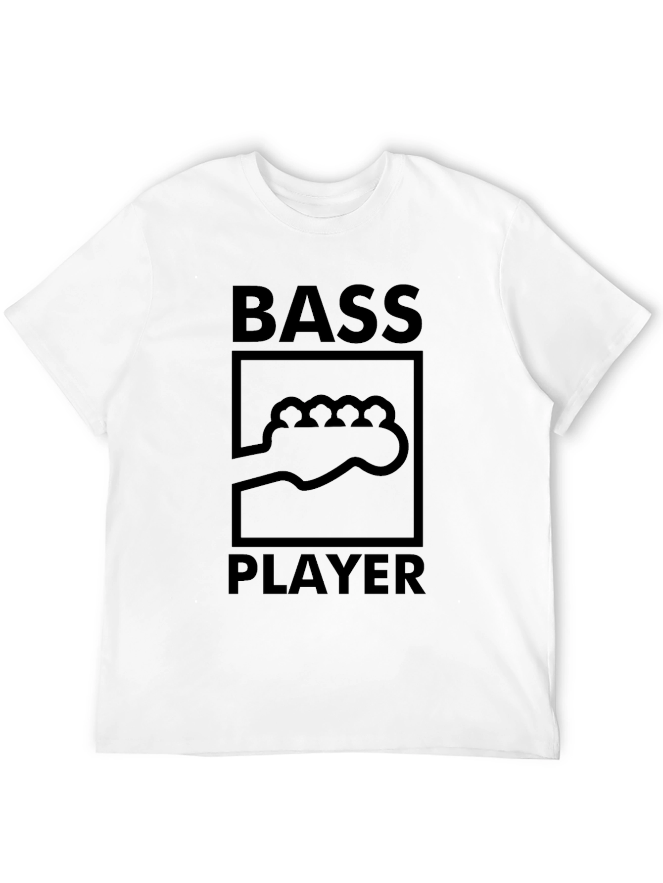 Bass Player Black T-Shirt - Music Lover Tee