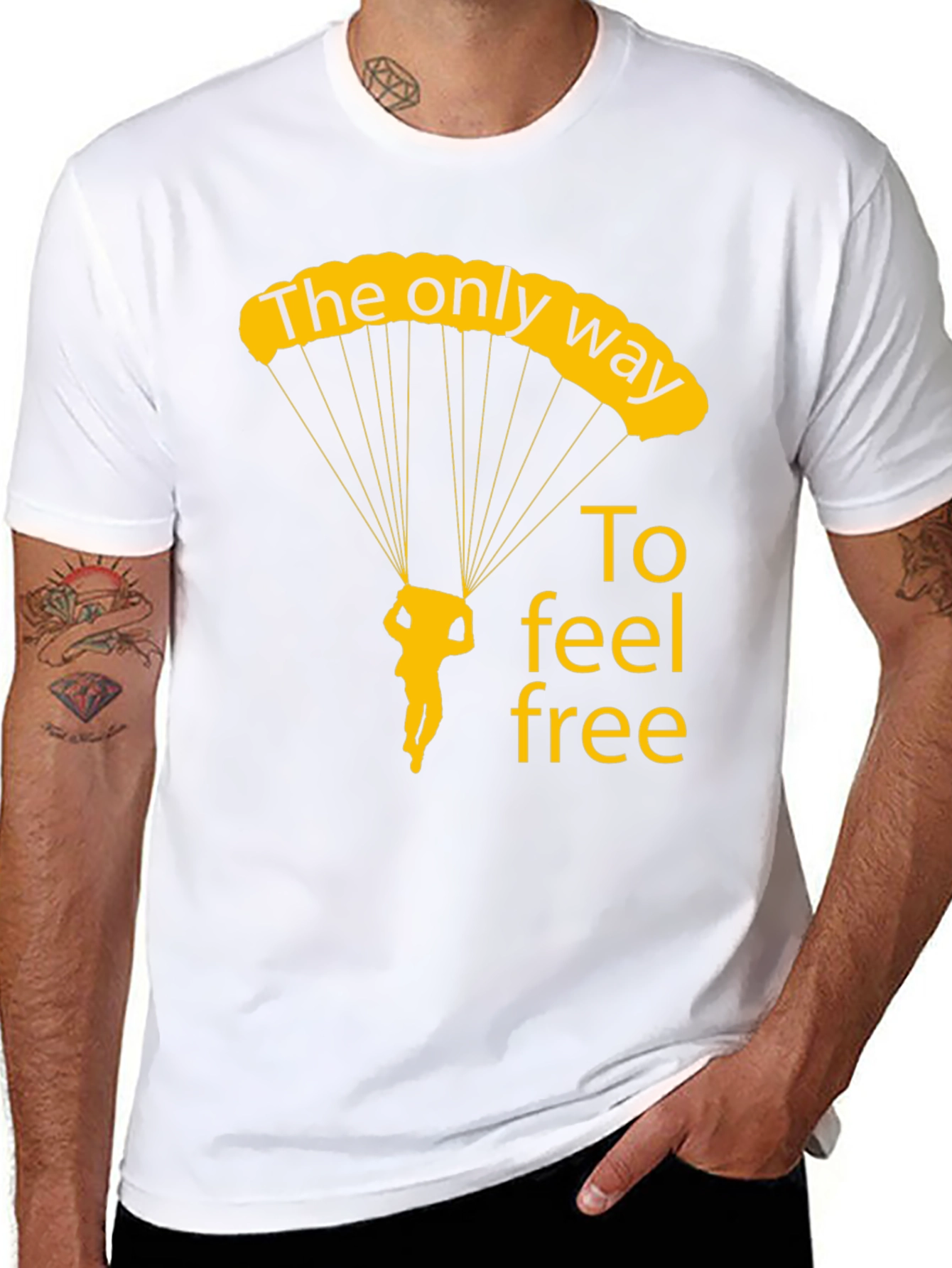 Skydiving T-Shirt: The Only Way to Feel Free