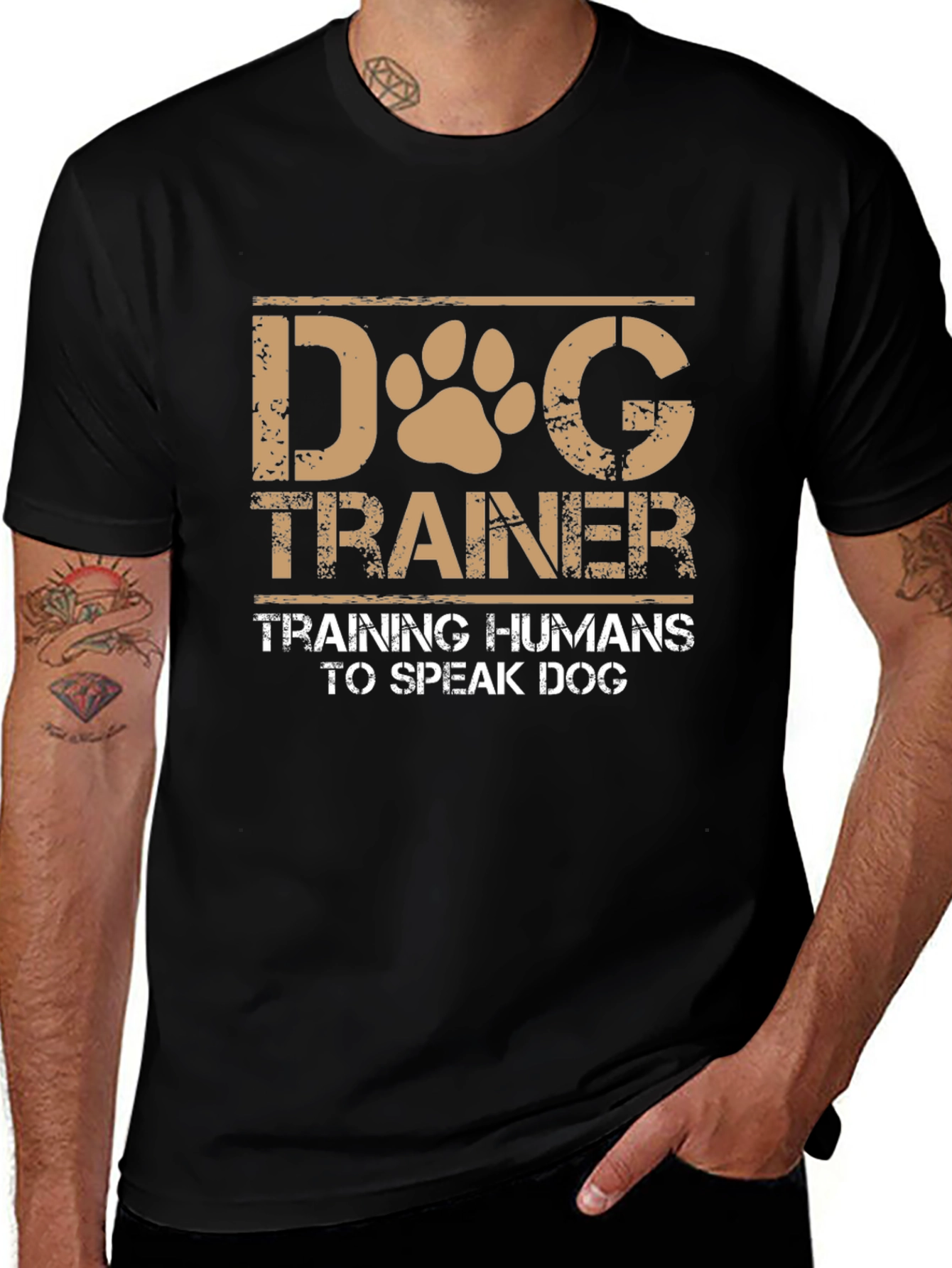 Dog Trainer T-Shirt: Training Humans to Speak Dog