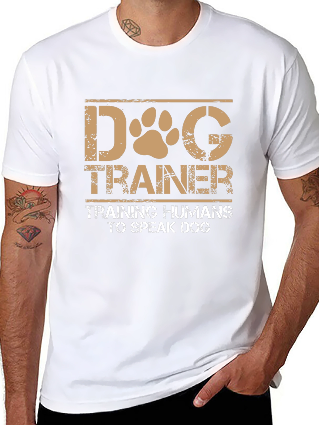 Dog Trainer T-Shirt: Training Humans to Speak Dog